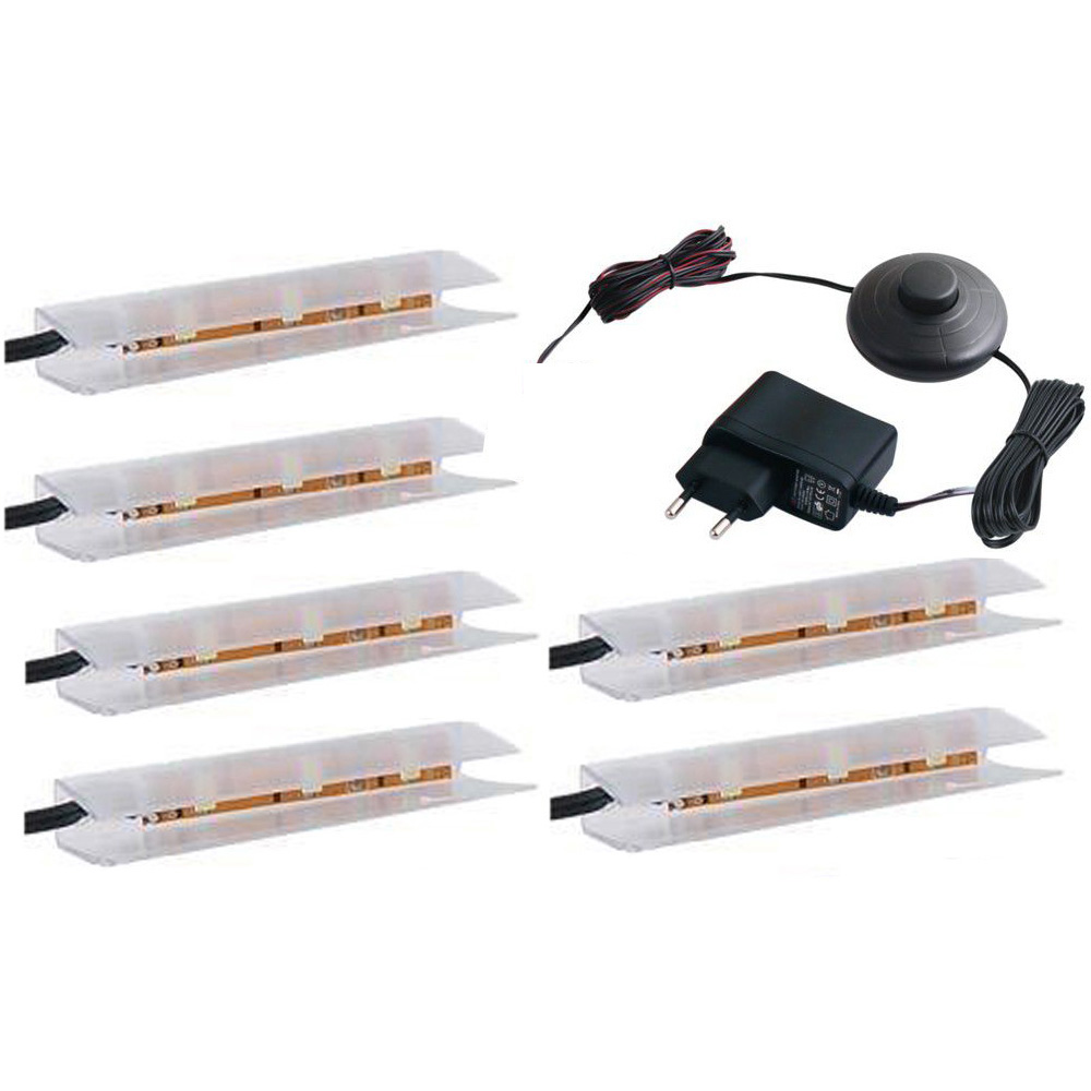 Oświetlenie LED  6-pkt niebieskie