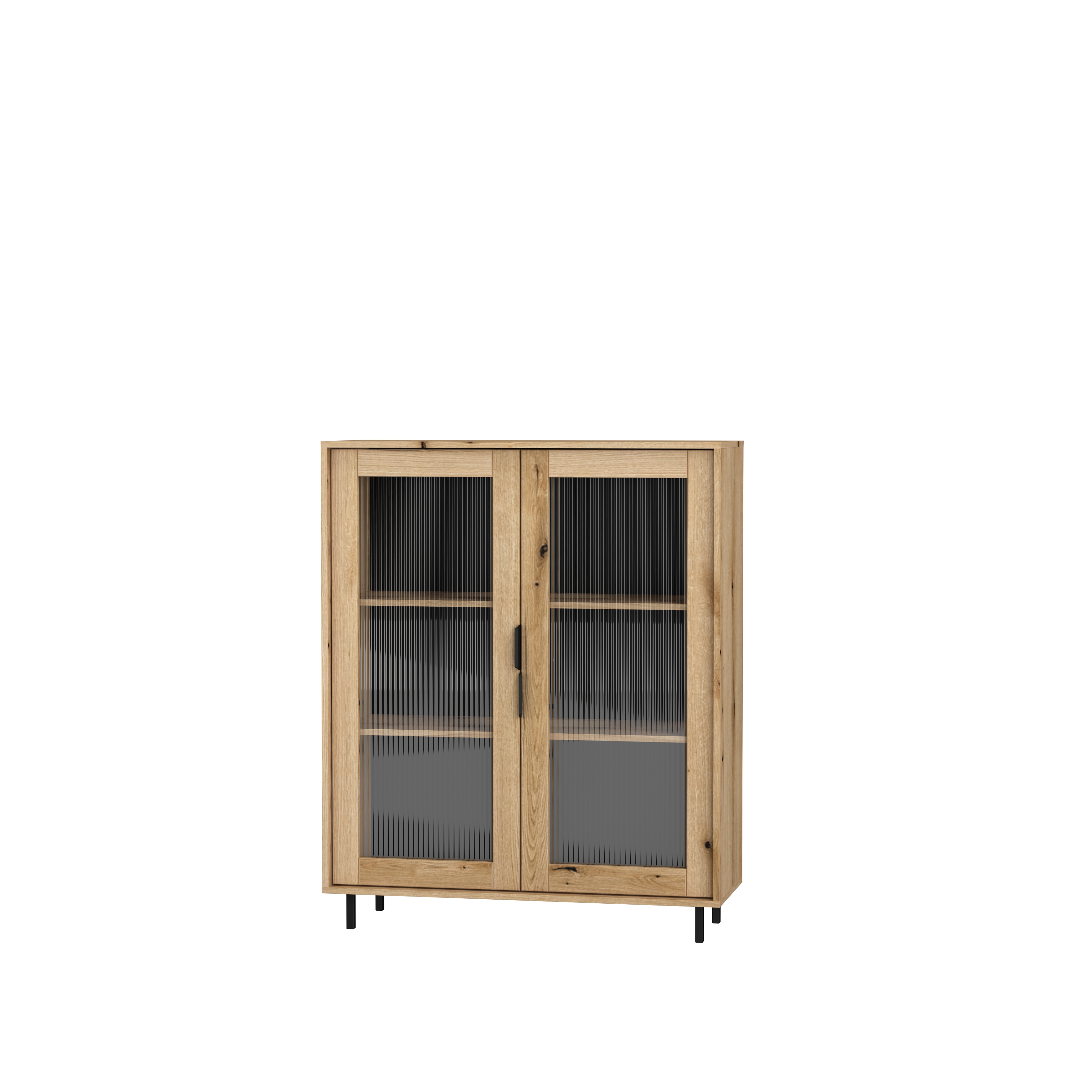 witryna 104 niska Anne ANW-1D komoda szafka wysoka przeszklona