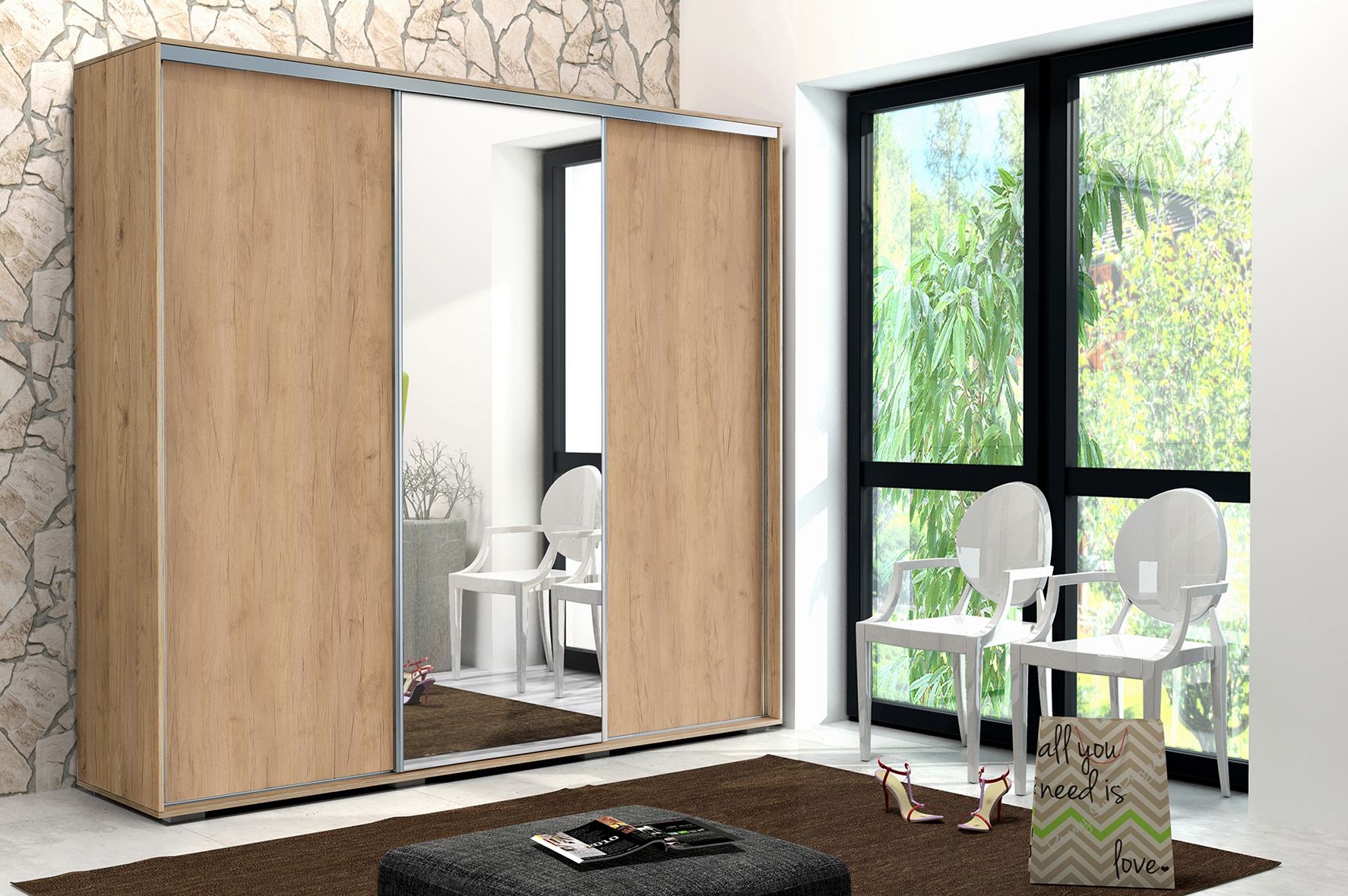 Szafa Przesuwna A25 278x245 | Marmex