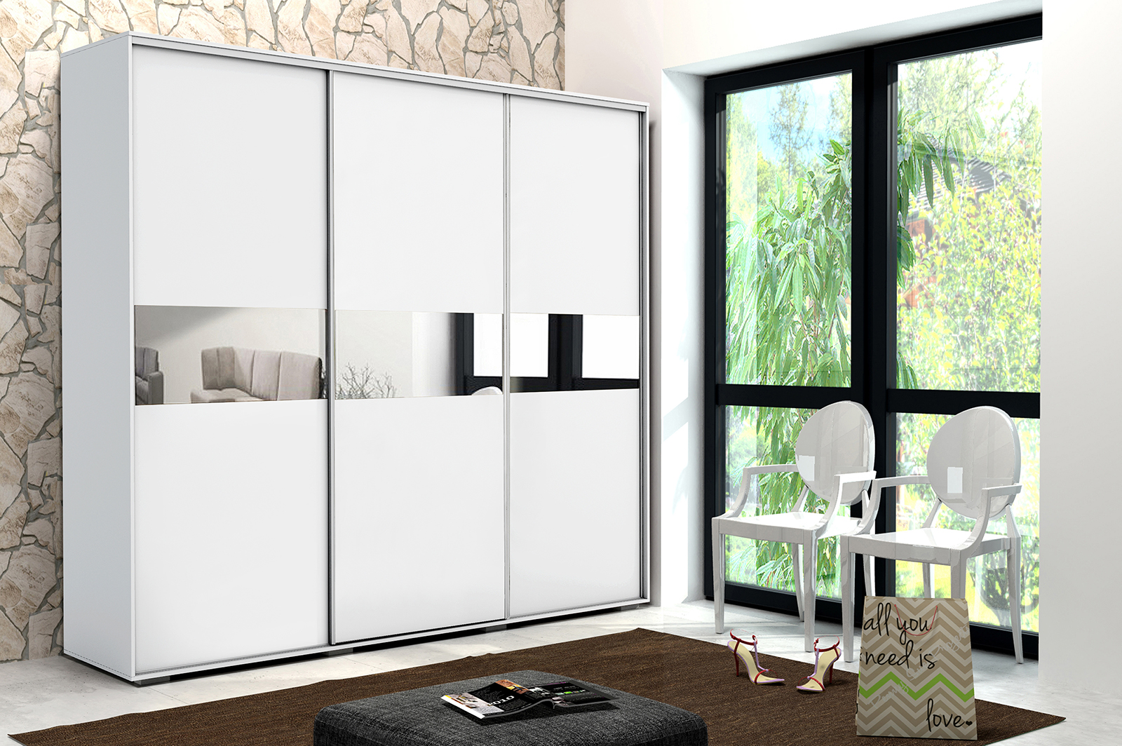 Szafa Przesuwna A27 250x245