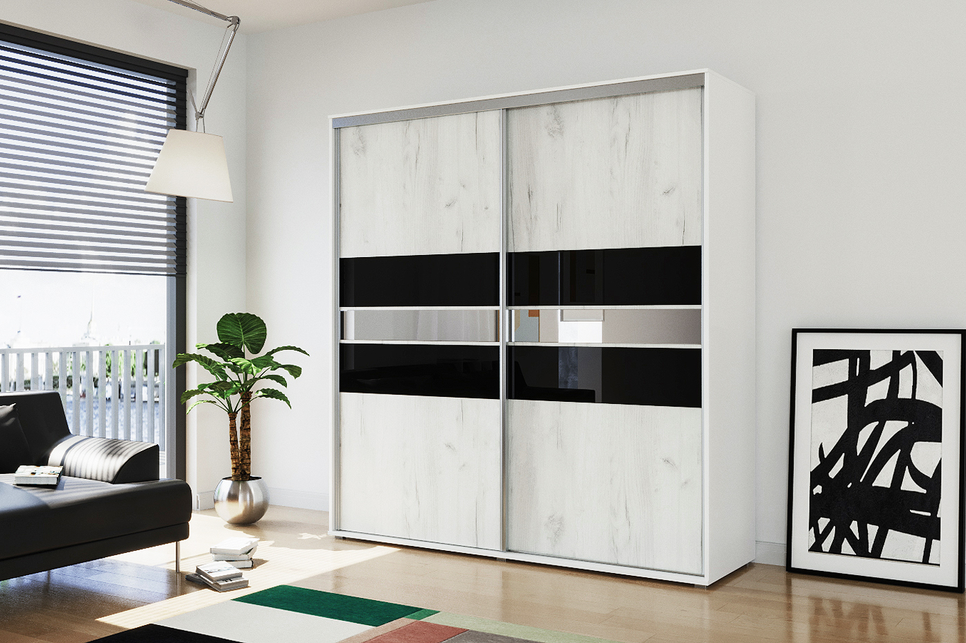 Szafa Przesuwna A3 H-215 WYPRZEDAŻ