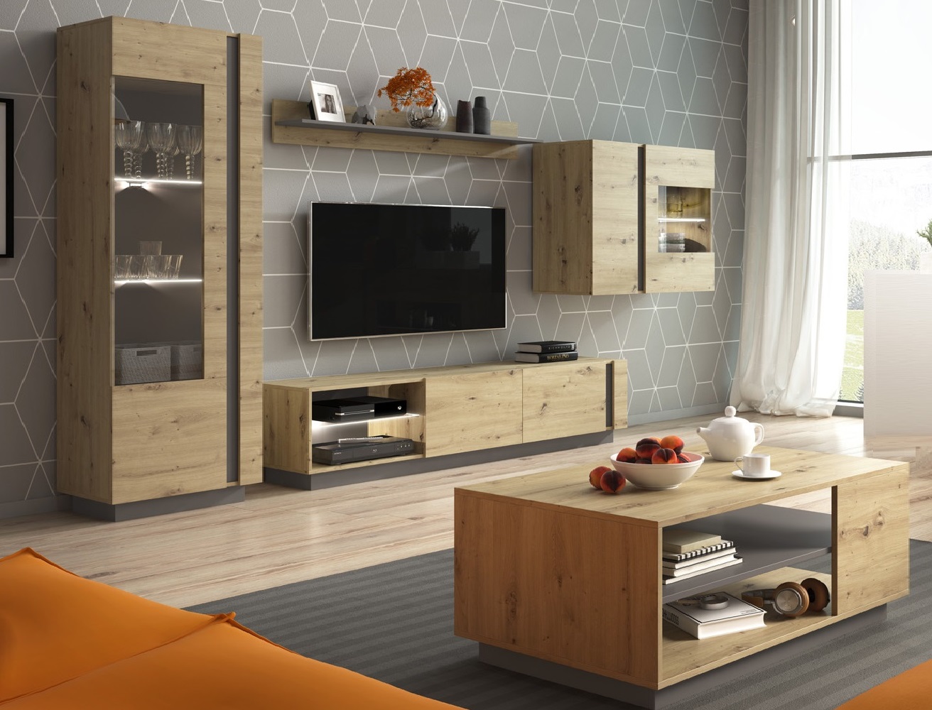 Zestaw Arco 03 dąb artisan