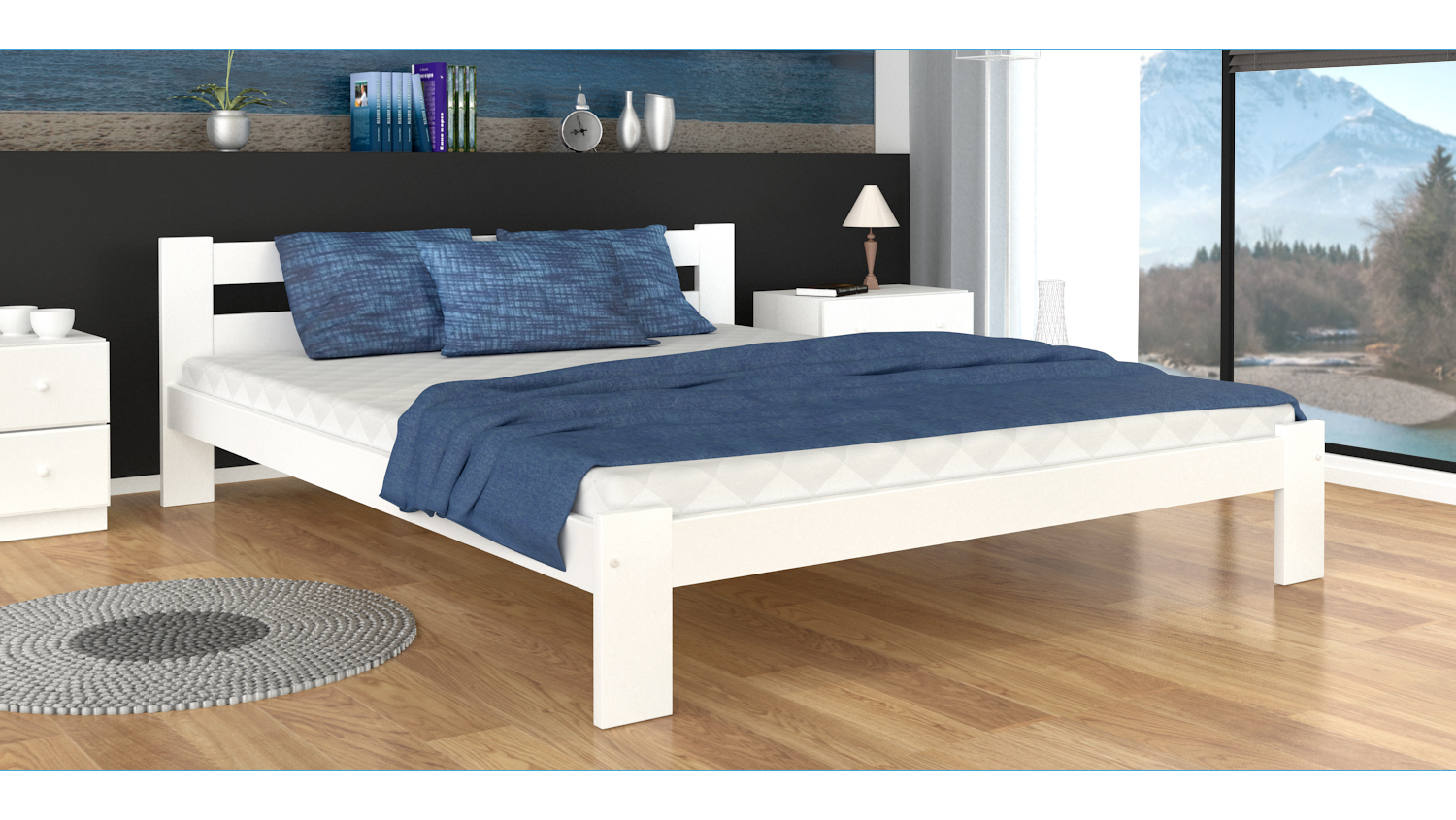 Łóżko ze stelażem Arizona