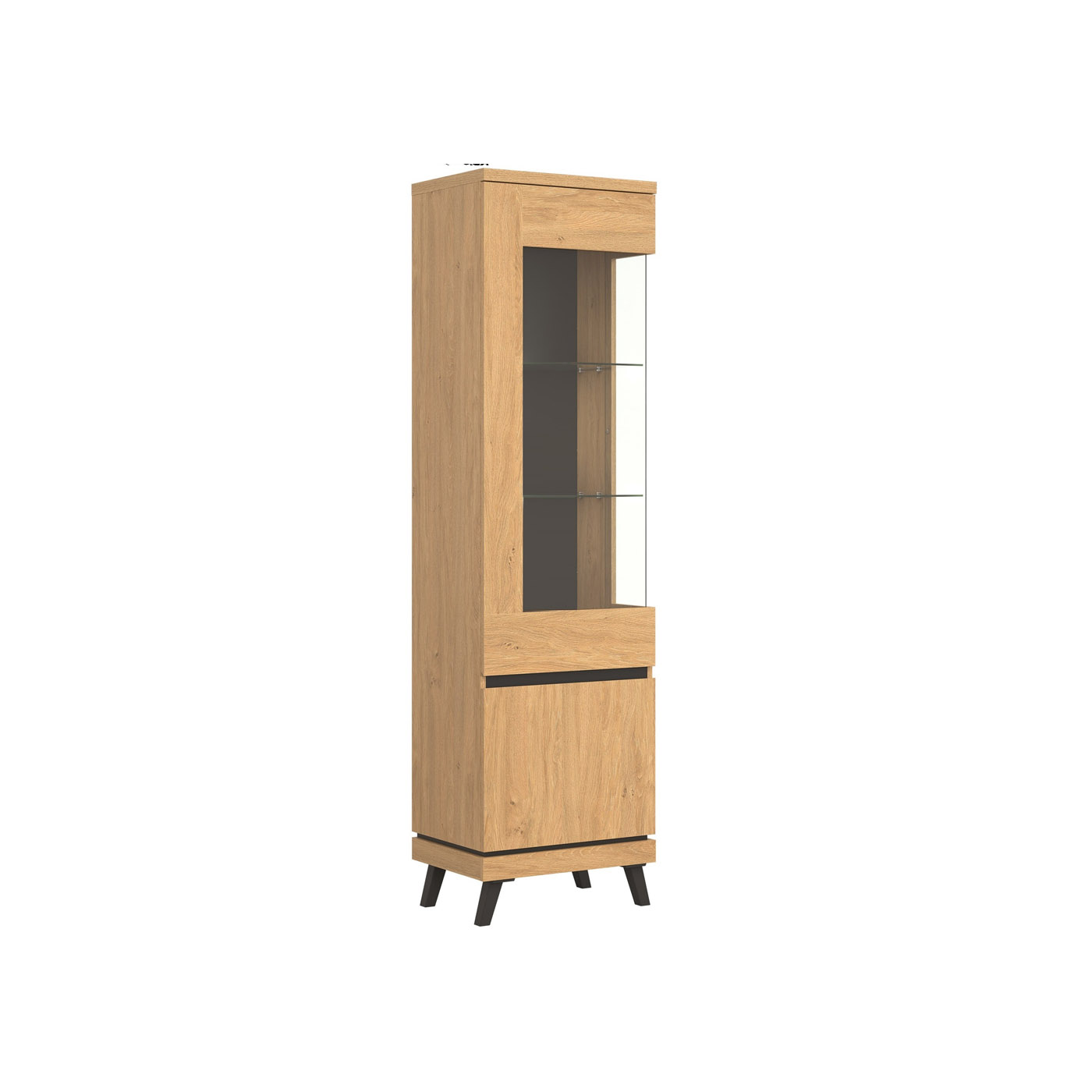 witryna 54 ,5 wysoka Ate 05 słupek przeszklony regał z szybą zamykany