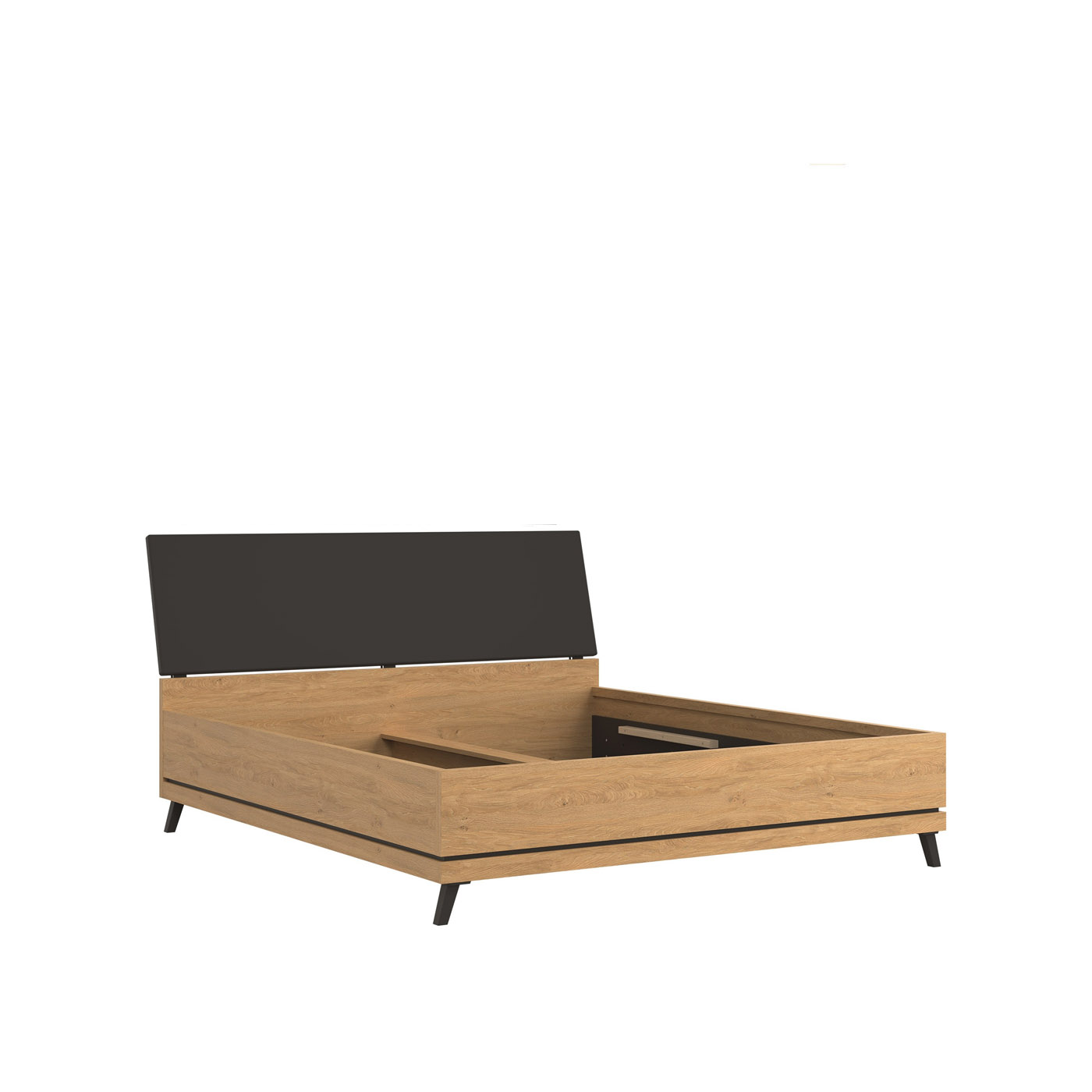 łóżko 180x200 na nóżkach Ate 15 - 180 duże szerokie sypialniane bez stelaża