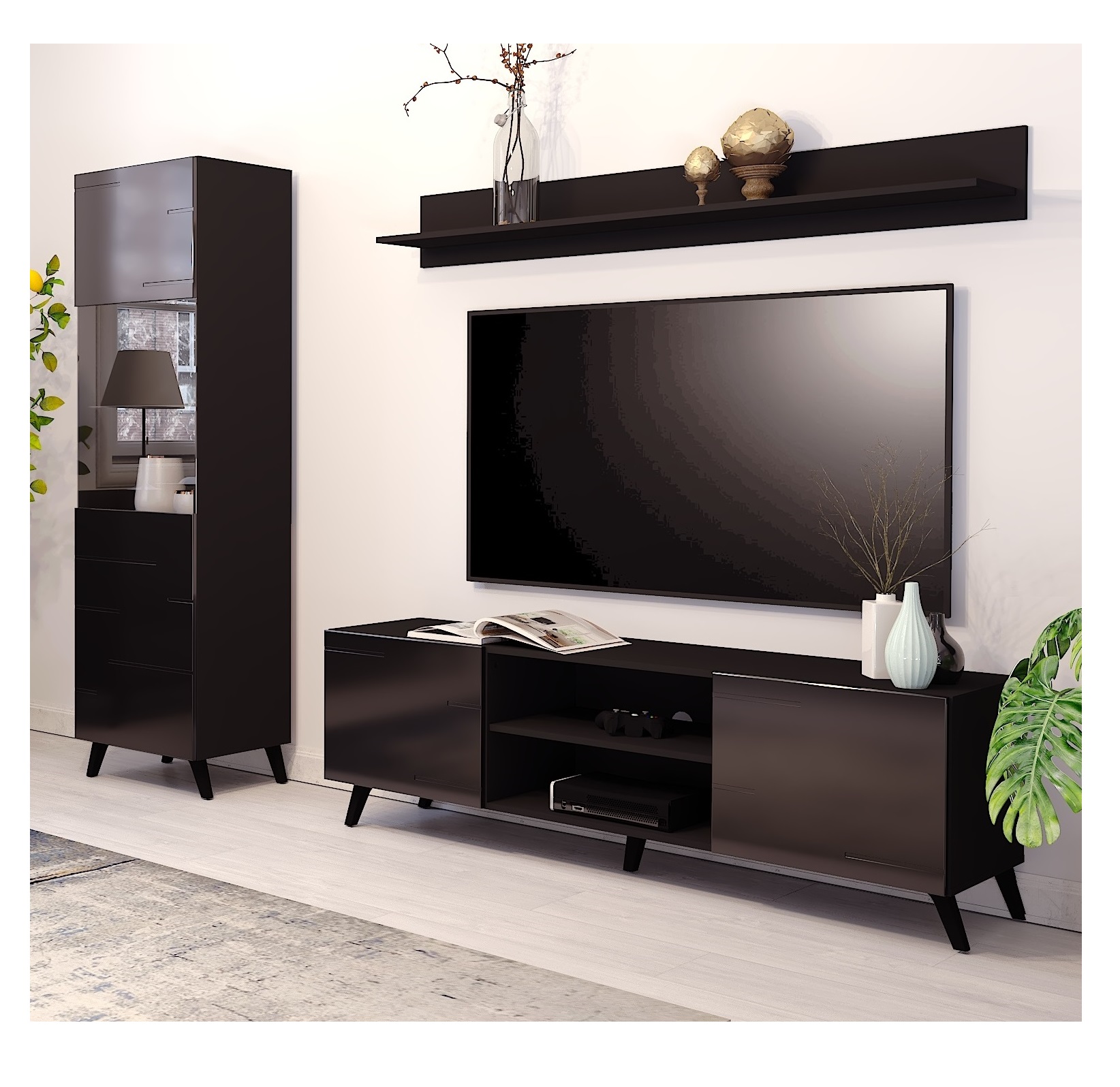 Zestaw mebli pokojowych Diverse 6 MDF na nóżkach