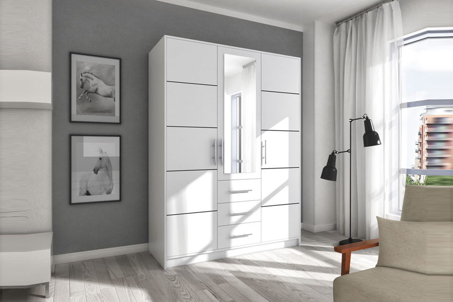 Szafa Bali D3 biała Wyprzedaż!