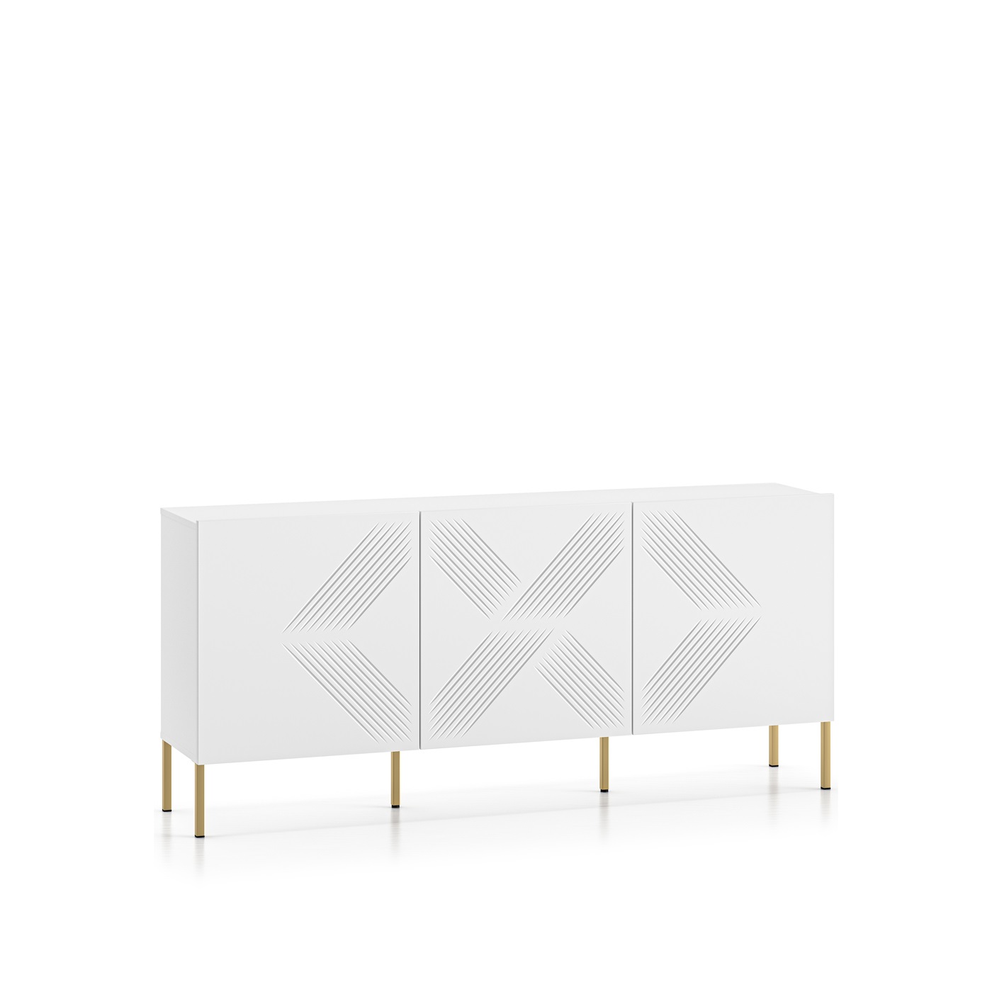 komoda 170 nowoczesna frezowana Clearing 02N szafka duża szeroka