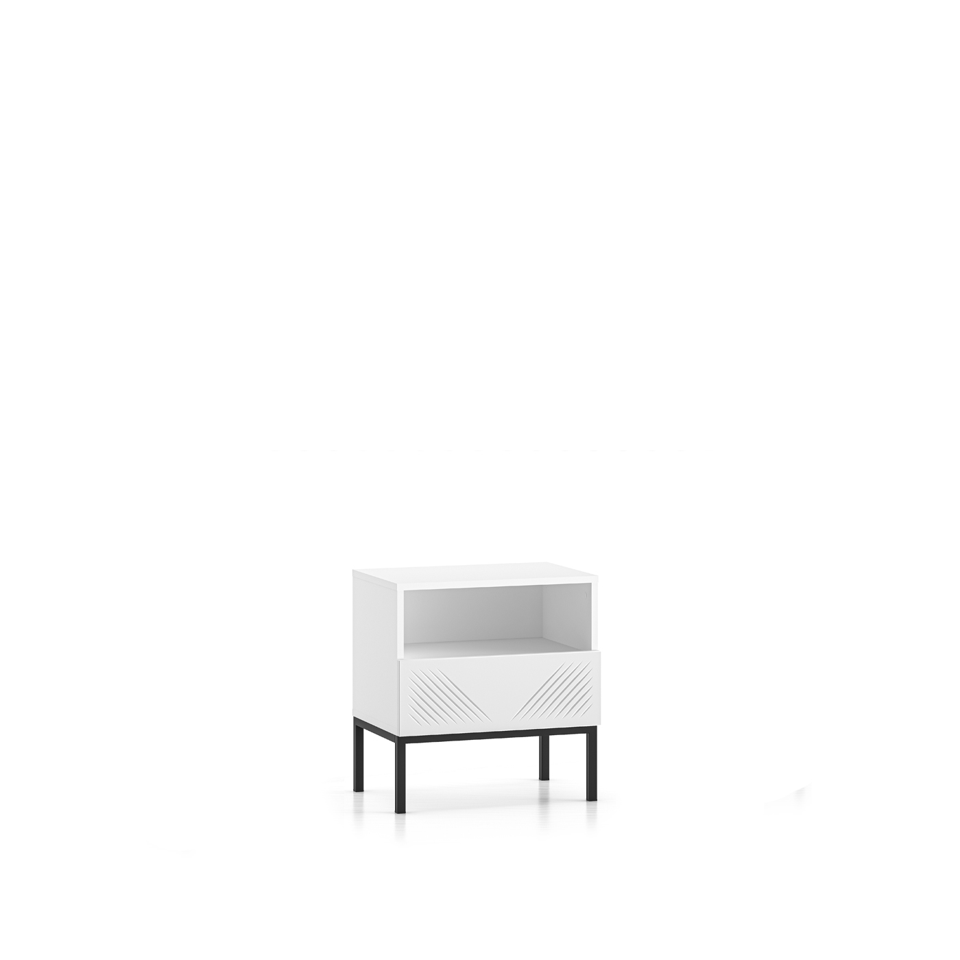 szafka 50 z szufladą nocna na płozach Clearing 05P stolik nocny