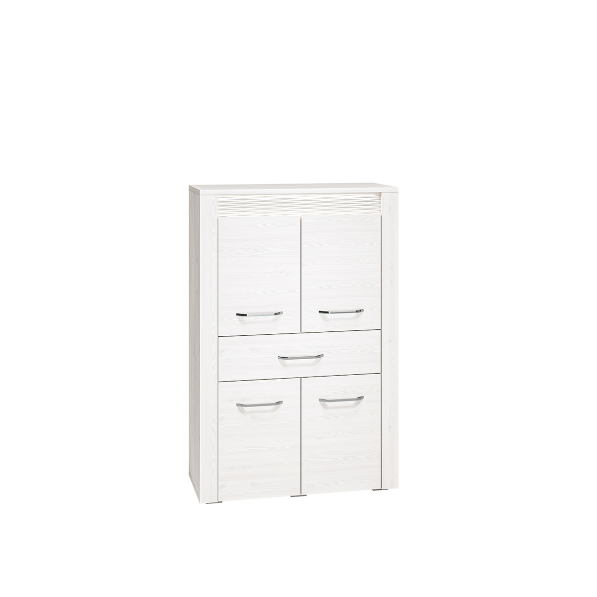 komoda 92 z szufladą wysoka CLERMONT 06 szafka pojemna z szufladą