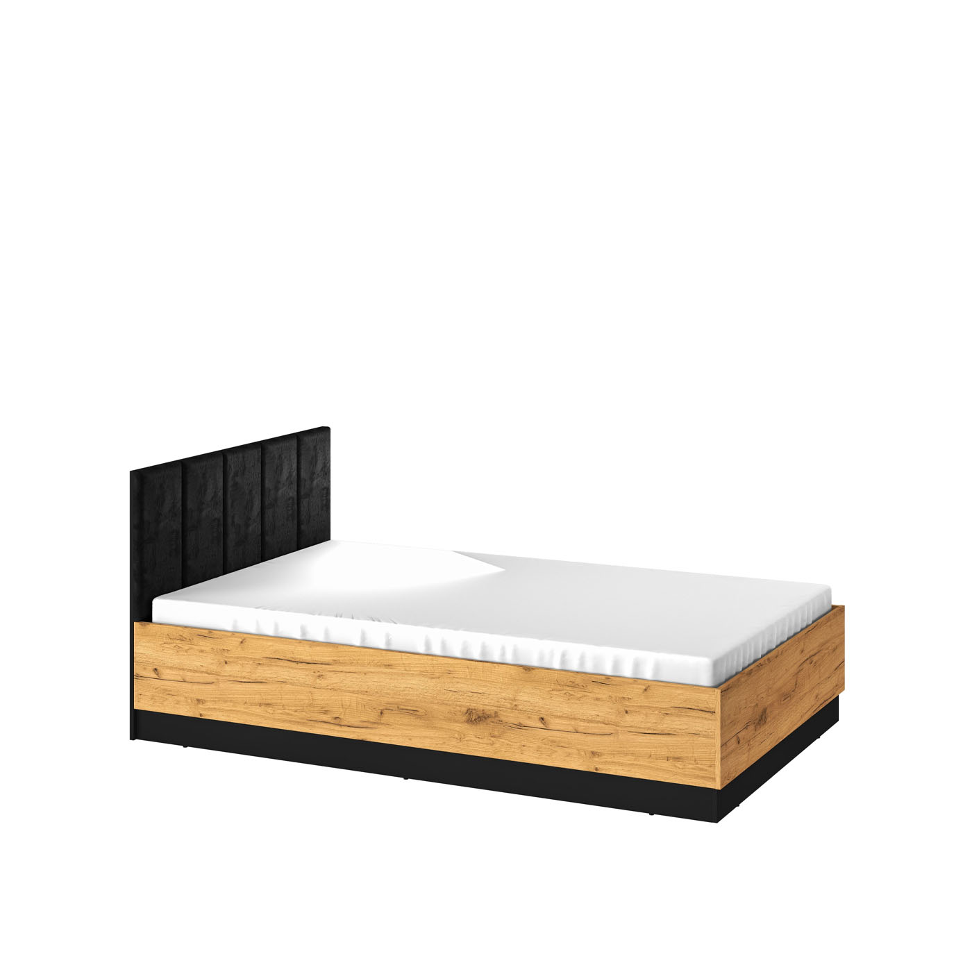 łóżko 120x200 z tapicerowanym zagłówkiem Colt 0902 młodzieżowe