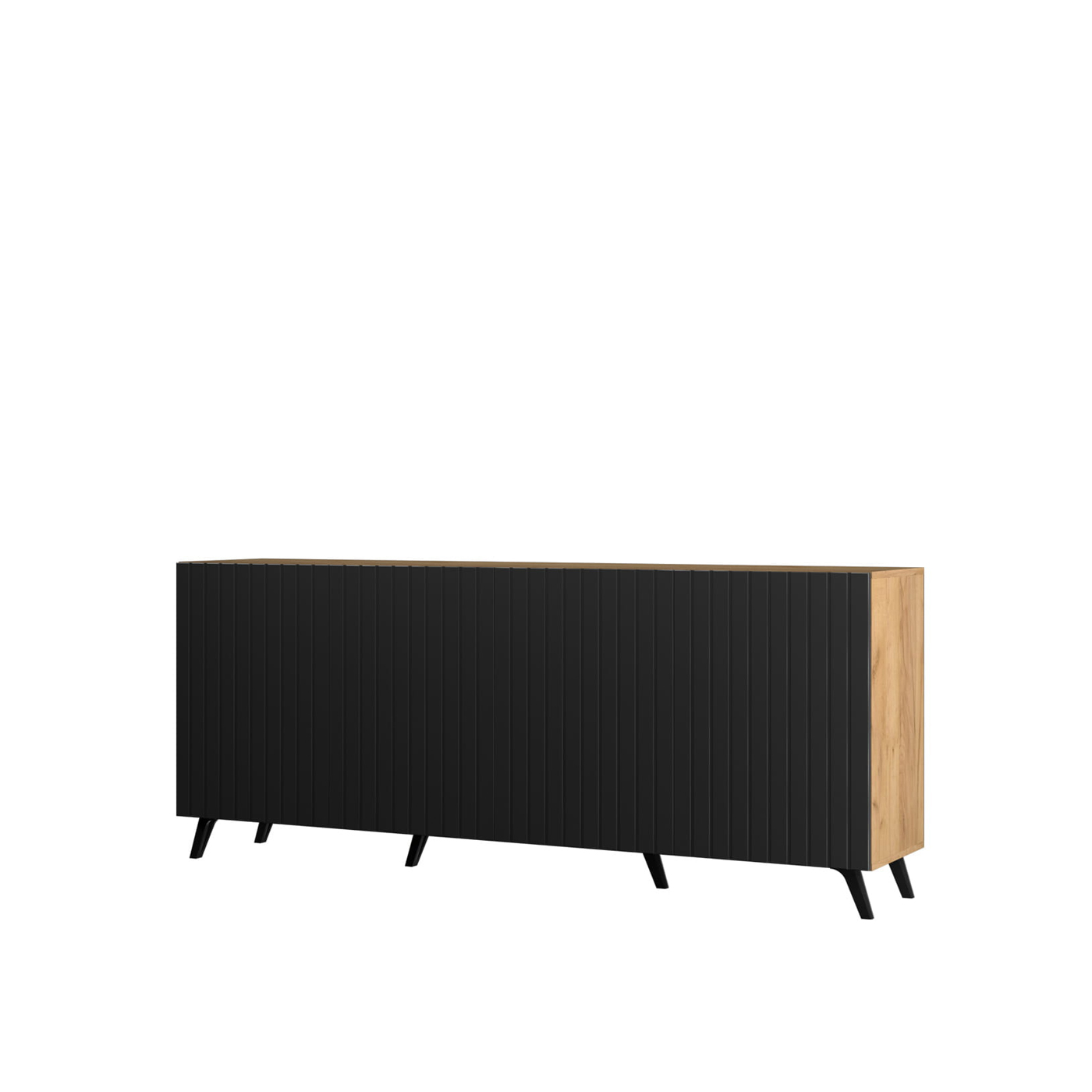 komoda 199 ,6 na nóżkach frezowana Diverse DIKO-1 szafka duża szeroka