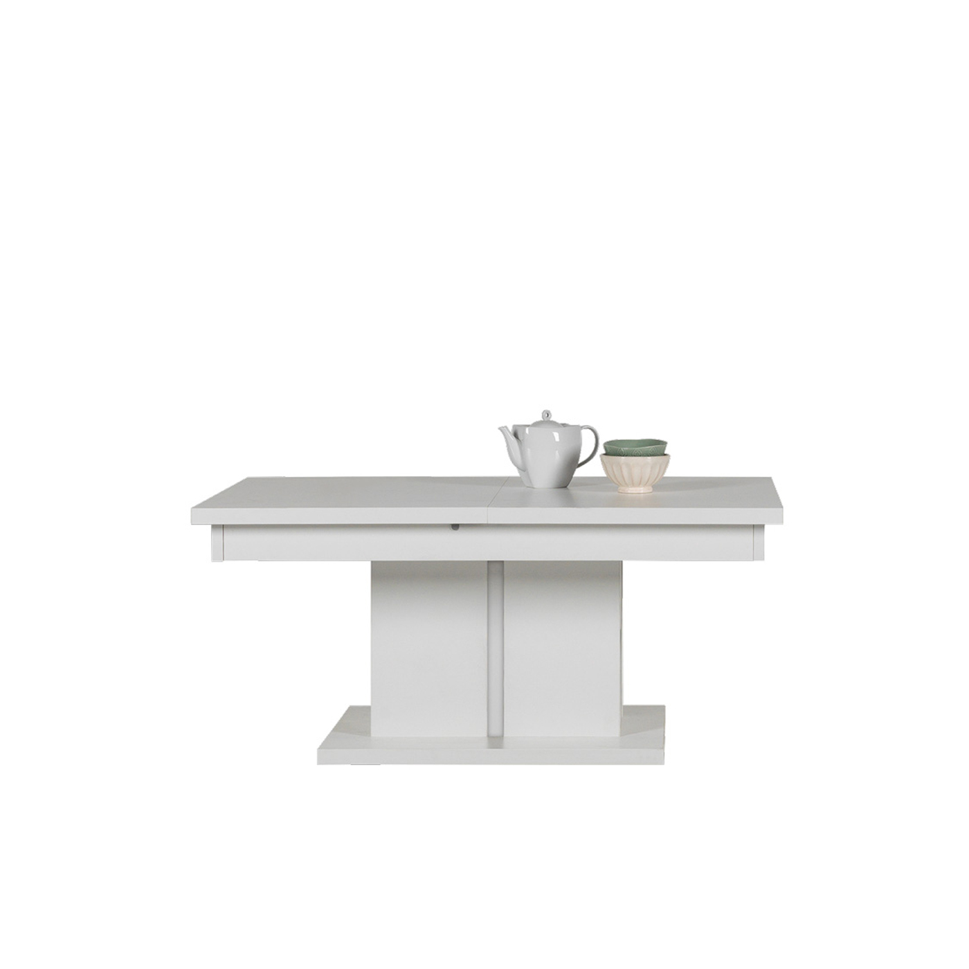 ława 114 - 144 rozsuwana nowoczesna Irma LA01 rozkłada na nodze stolik