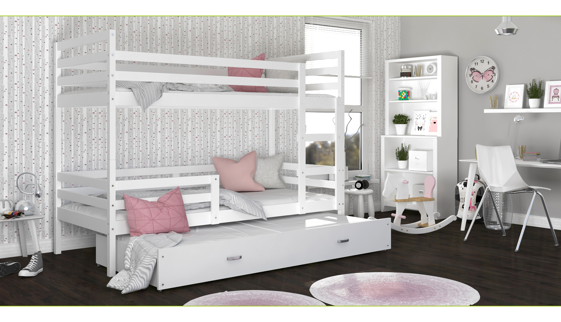 Łóżko 3-osobowe Jacek 03 90x200