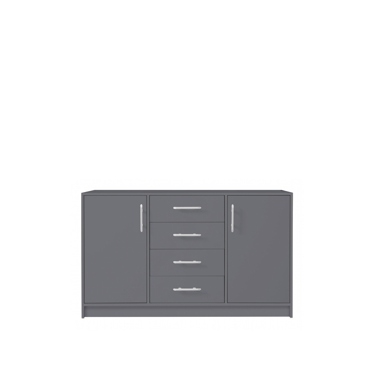 komoda 140 z półkami drzwiami szufladami Smart SRK1 duża szafka