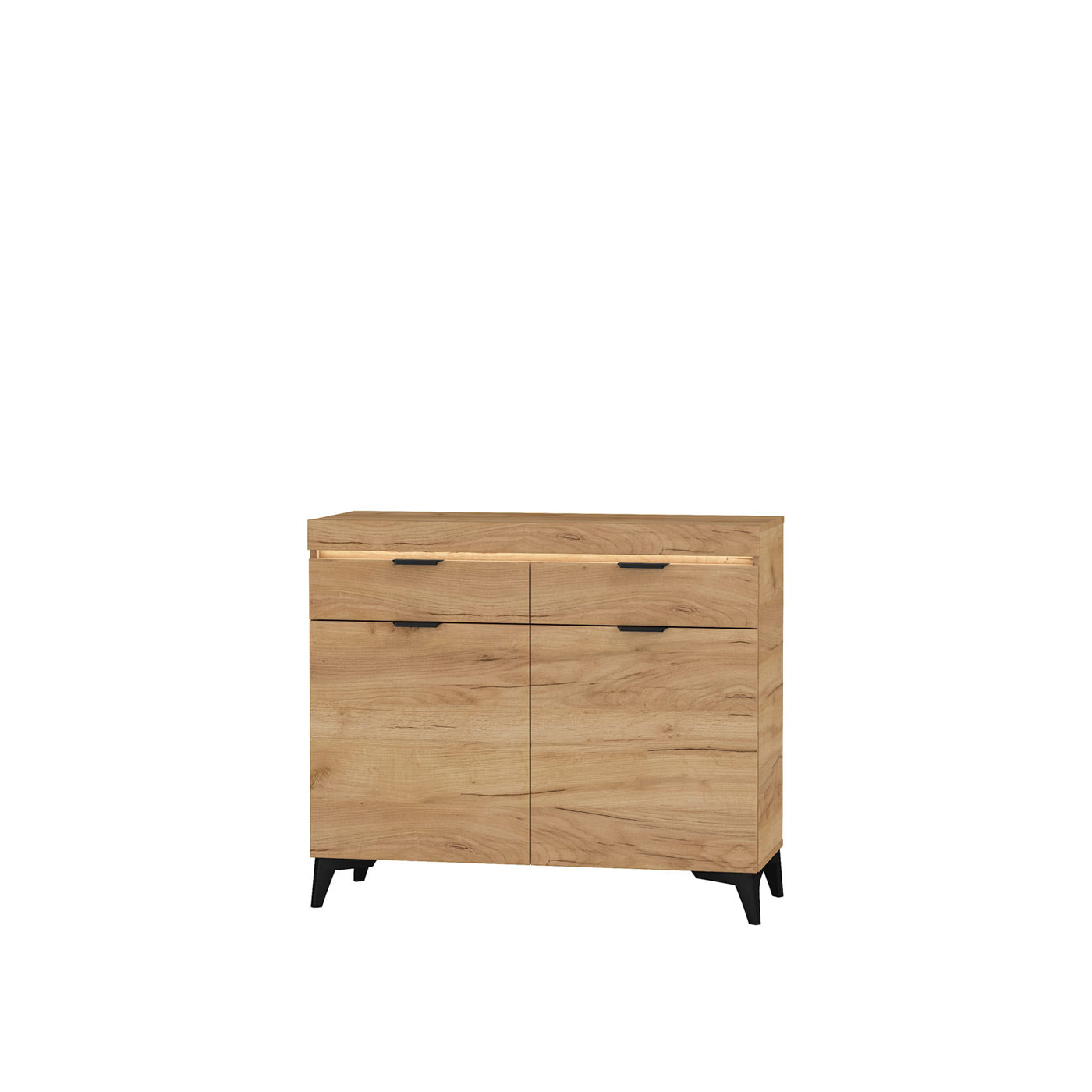 komoda 104 ,9 dwudrzwiowa z szufladami Bragi BGK-2 szafka na nóżkach