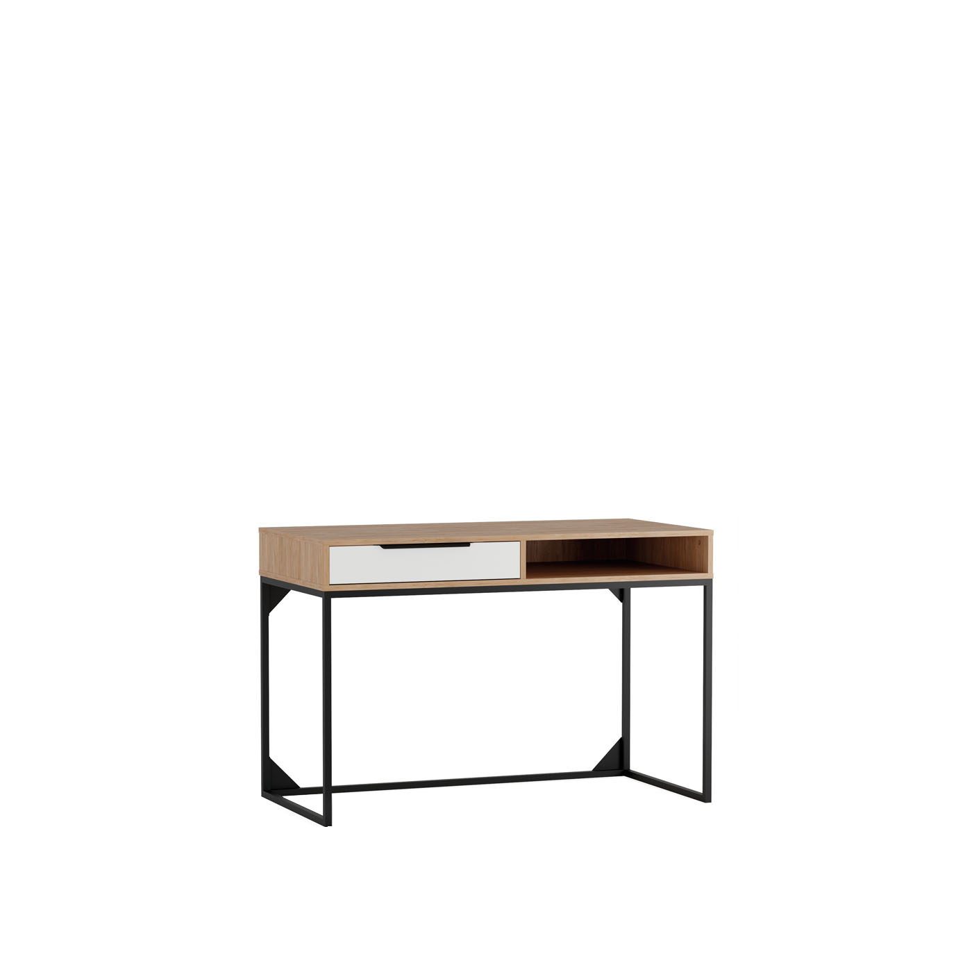 biurko 120 na nóżkach z szufladą Landro 01 do nauki pracy młodzieżowe