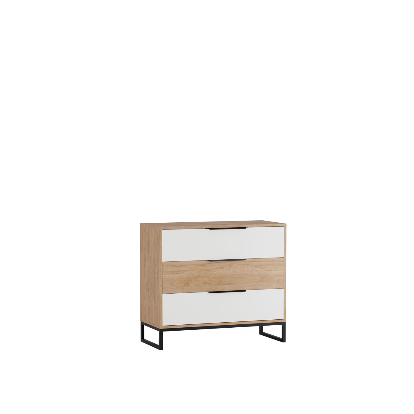 komoda 90 na nóżkach z szufladami Landro 03 szafka bieliźniarka