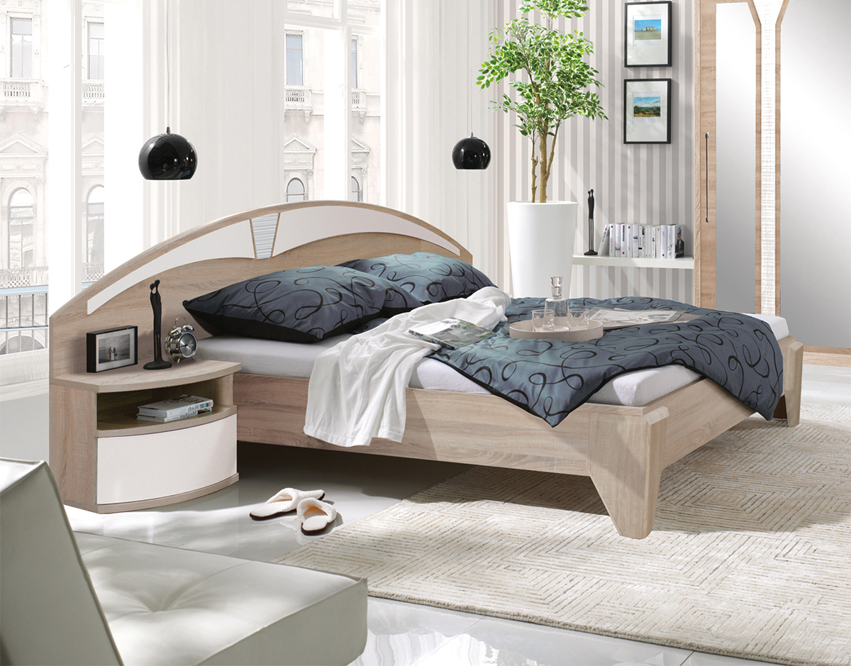 Łóżko Sonia SON/1 z szafkami nocnymi