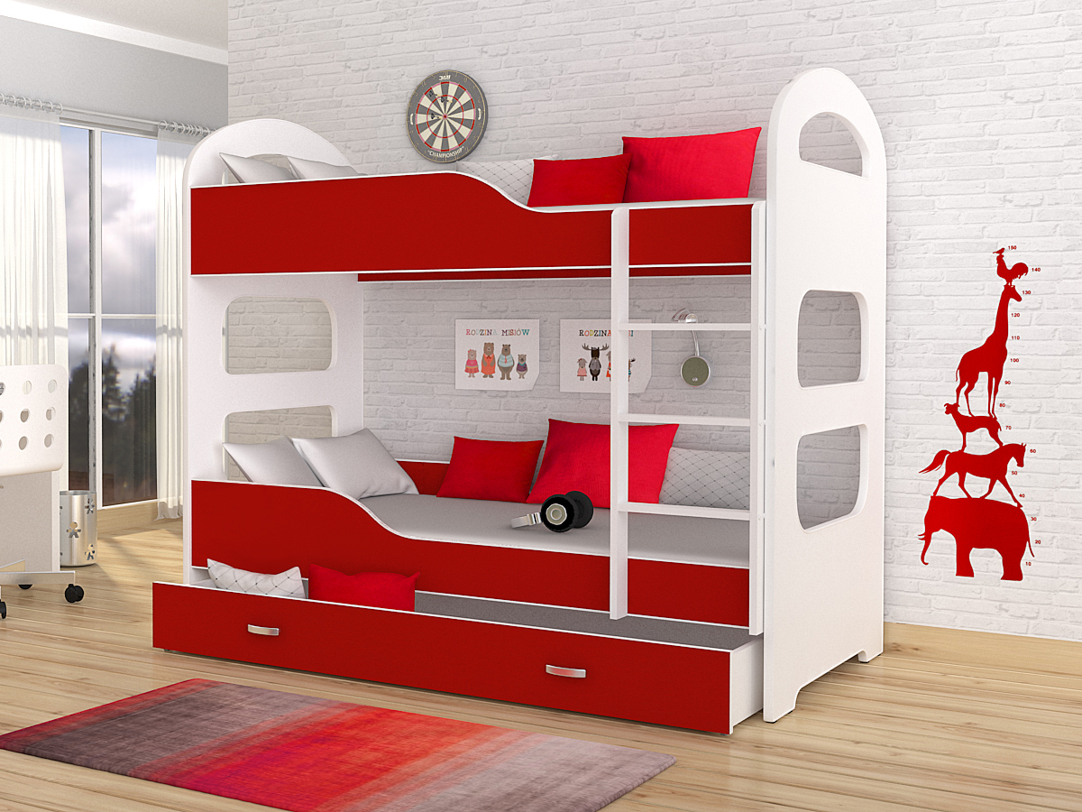 Łóżko piętrowe Dominik 80x180 Wyprzedaż!