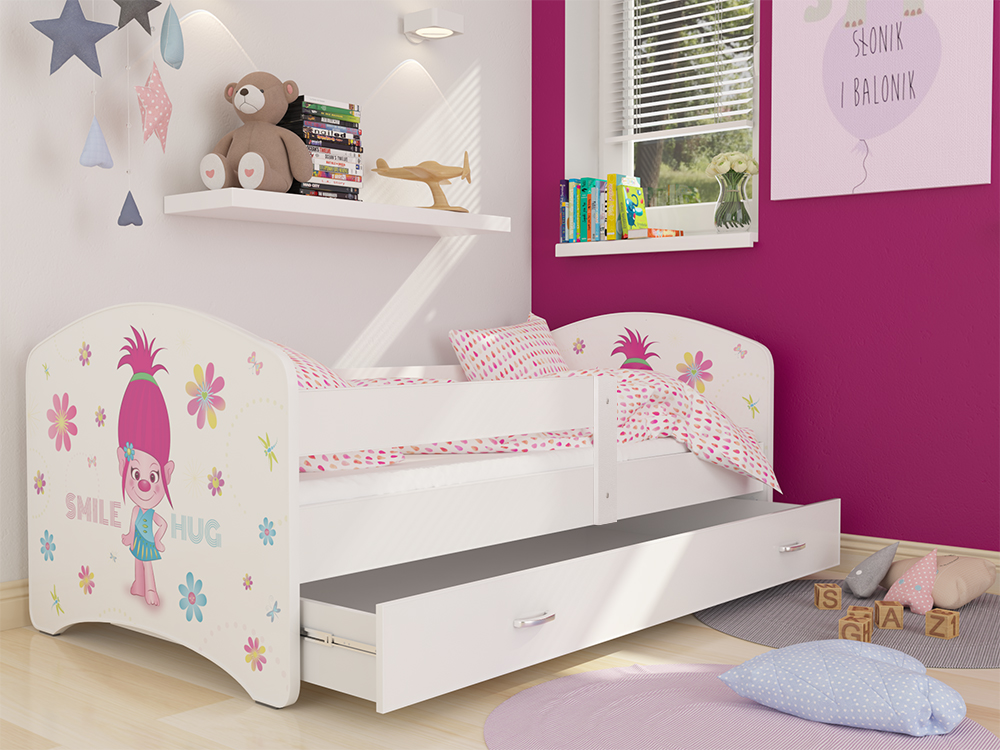 Łóżko pojedyncze z szufladą Lucky