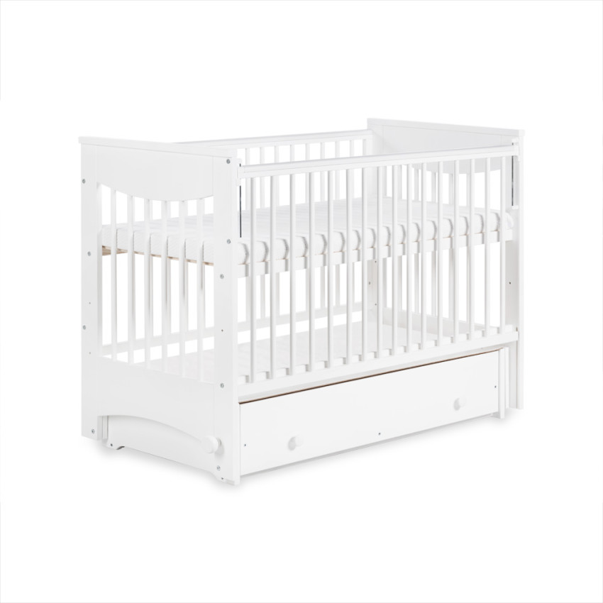 Łóżeczko z szufladą i funkcją kołyski Luna