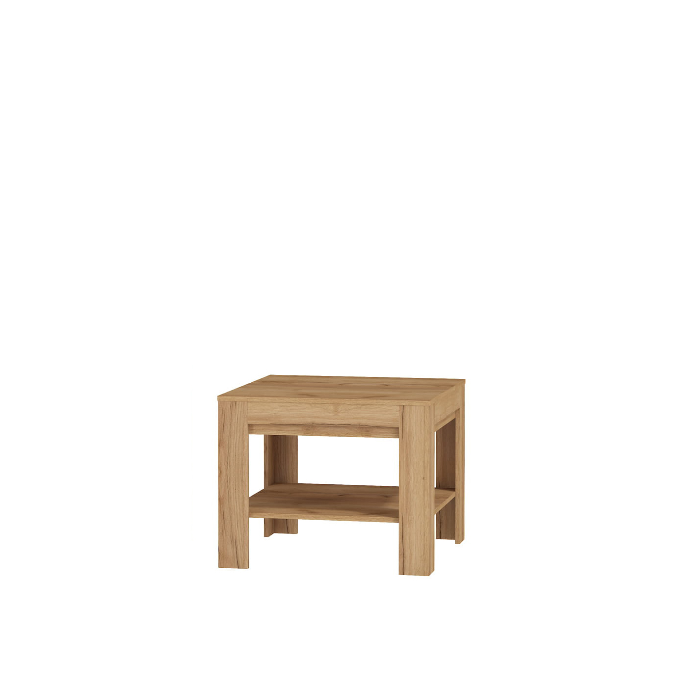 ława 68 kwadratowa kawowa z półką Bragi BGST-1 stolik kawowy