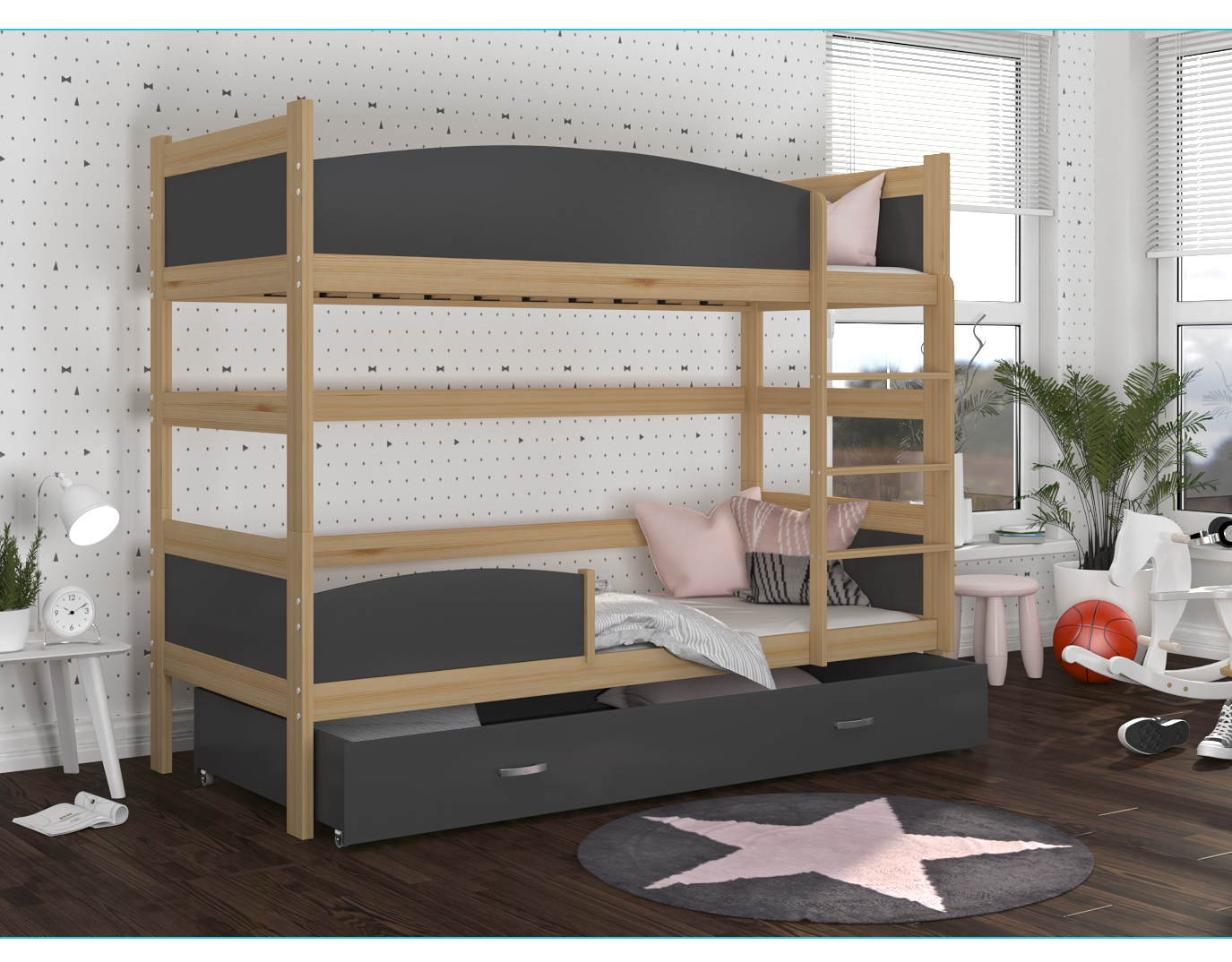 Łóżko piętrowe Twist