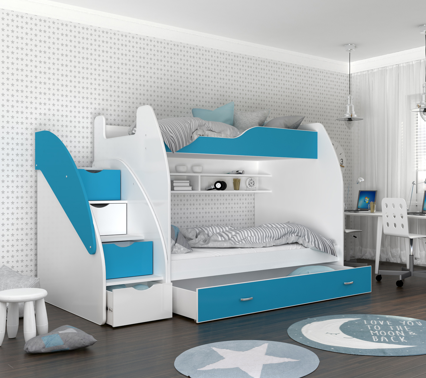 Łóżko piętrowe Zuzia