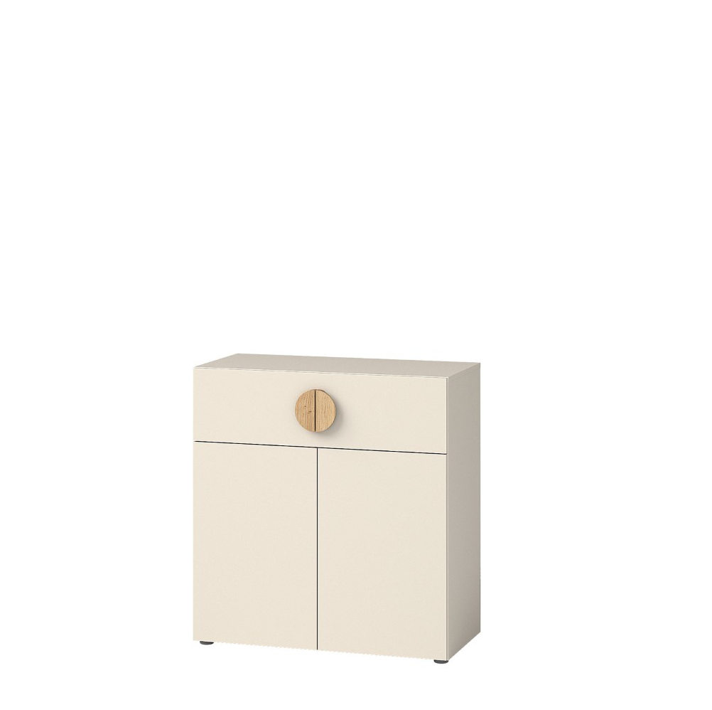 komoda 80 dwudrzwiowa z szufladą Melo 05 mała szafka dwudrzwiowa