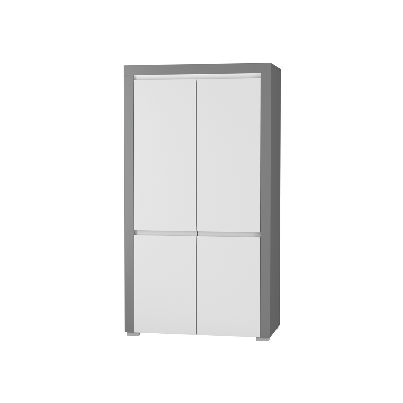 szafa 106 dwudrzwiowa ubraniowa Alabama ABS-1 z półkami drążkami