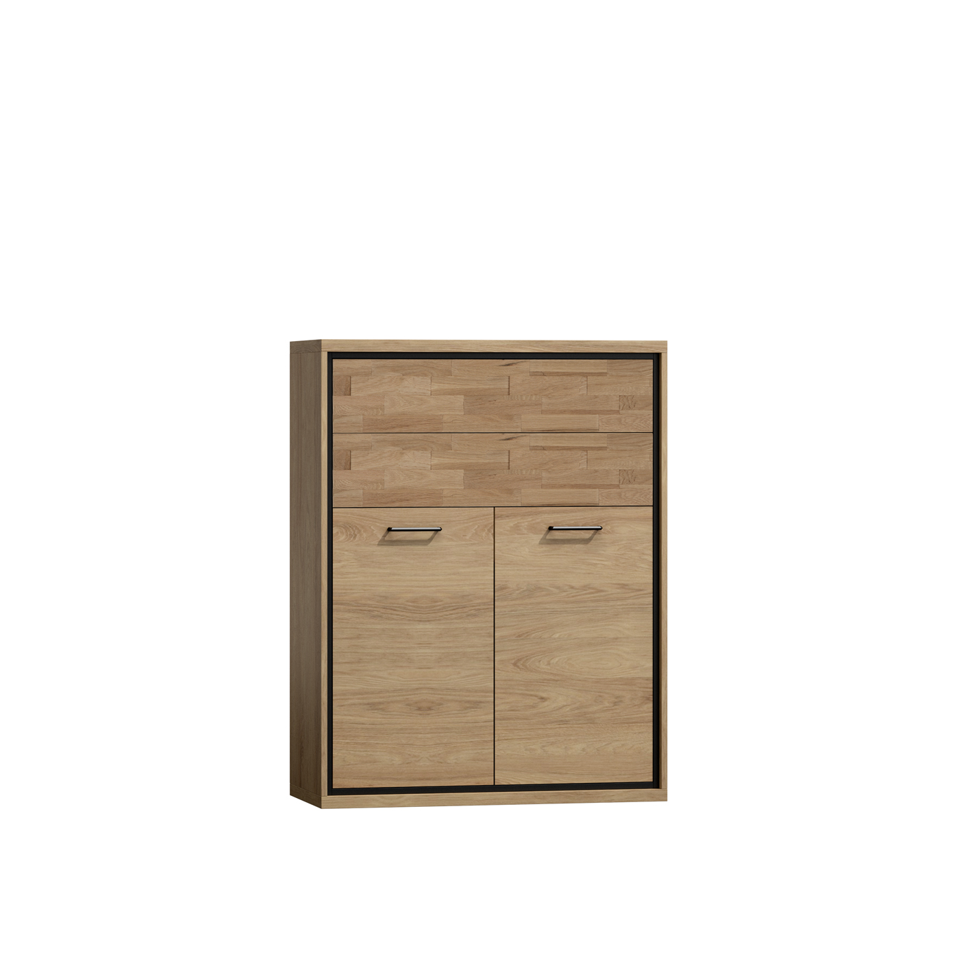 komoda 92 ,2 z szufladami drzwiami Mediolan JST 06 wysoka szafka