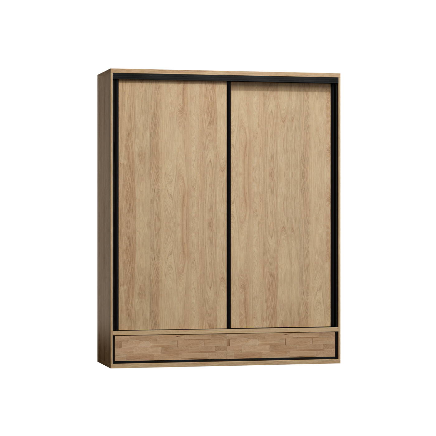 szafa 177 ,2 przesuwna Mediolan JST 19 z szufladami drążkami półkami