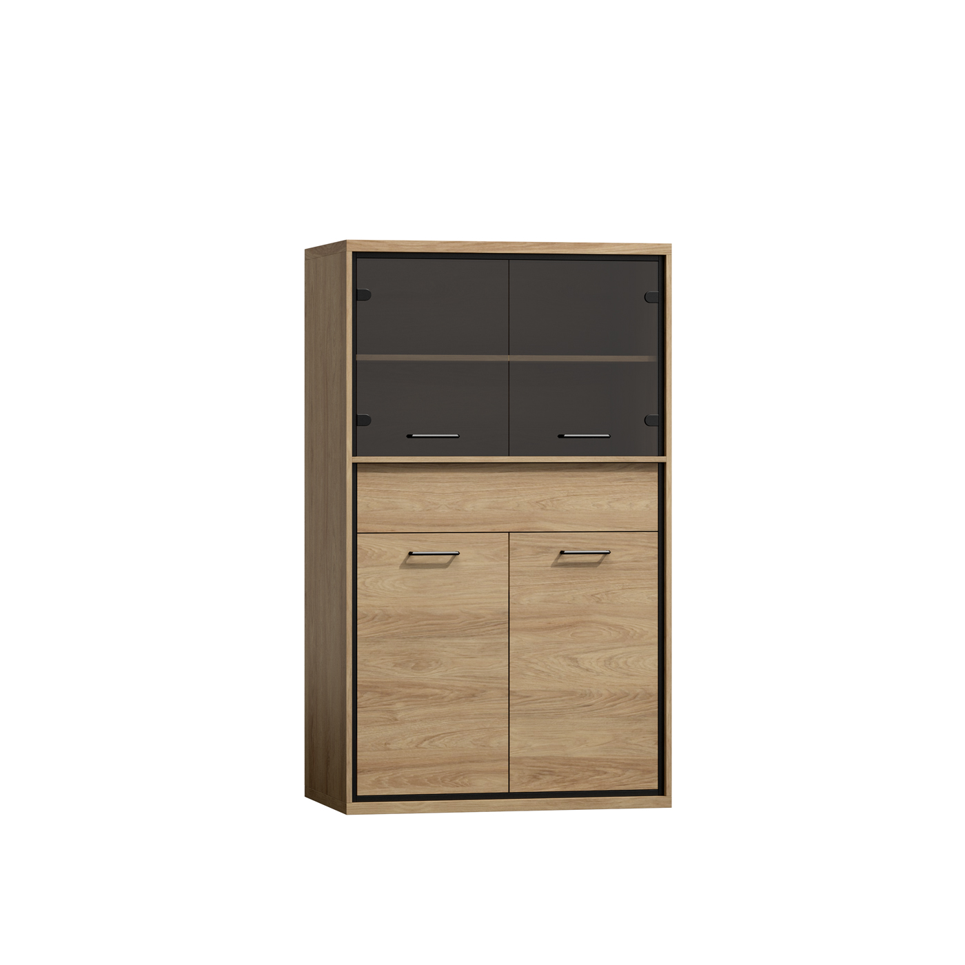 witryna 92 ,2 niska dwudrzwiowa Mediolan 05 gablota z szufladą szafką