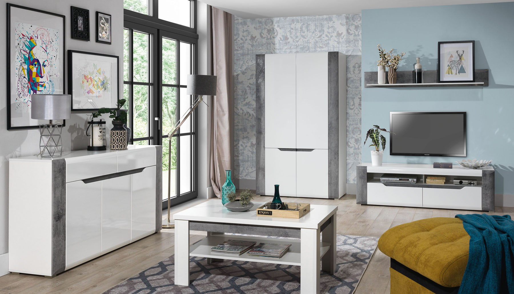 Zestaw mebli pokojowych Brando 02