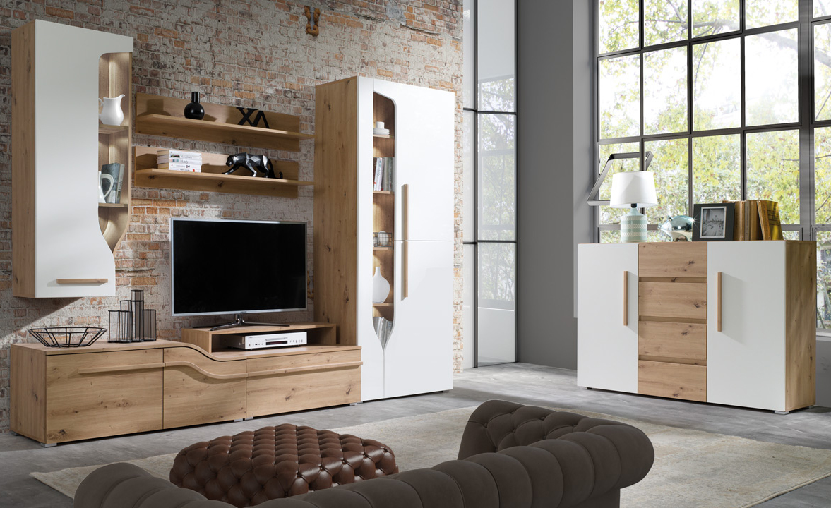 Zestaw 3 Porto z komodą PR12