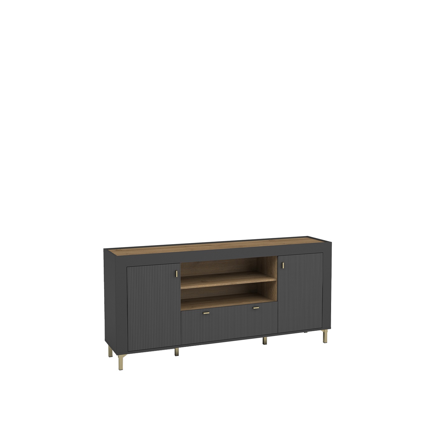 komoda 177 pod telewizor Mossa 07 nowoczesna szafka duża szeroka