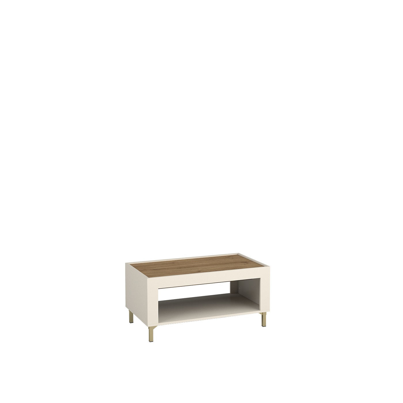 ława 97 kawowa z nogami Mossa 09 stolik kawowy 97x56 cashmere + dąb whisky do pokoju salonu biura