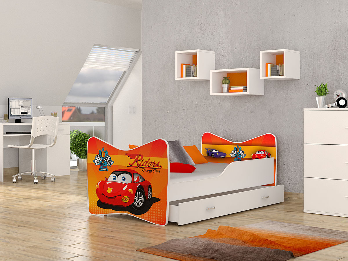 Łóżko pojedyncze z szufladą Kevin