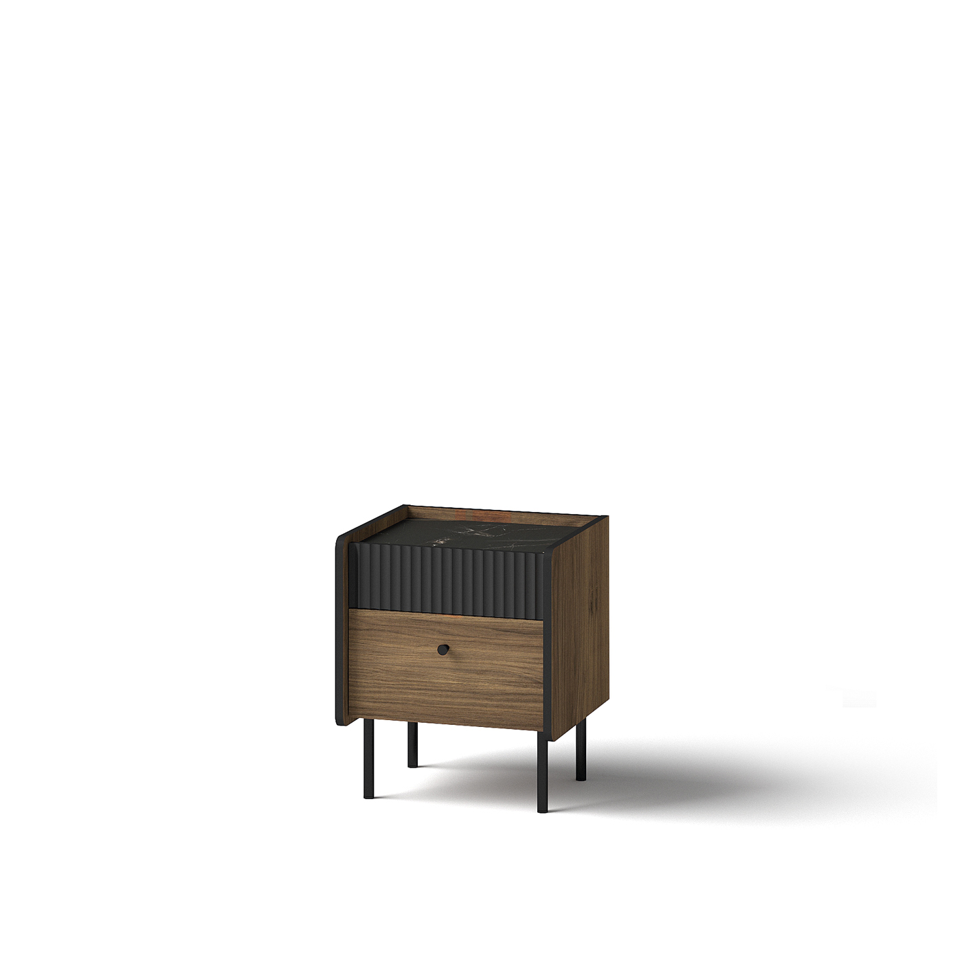 szafka 42 nocna z szufladami nogami Prestigo 12 loft stolik nocny