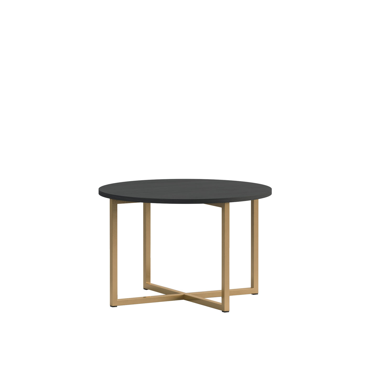 ława 60 okrągła kawowa mała Pula 03 stolik okrągły metalowe nogi