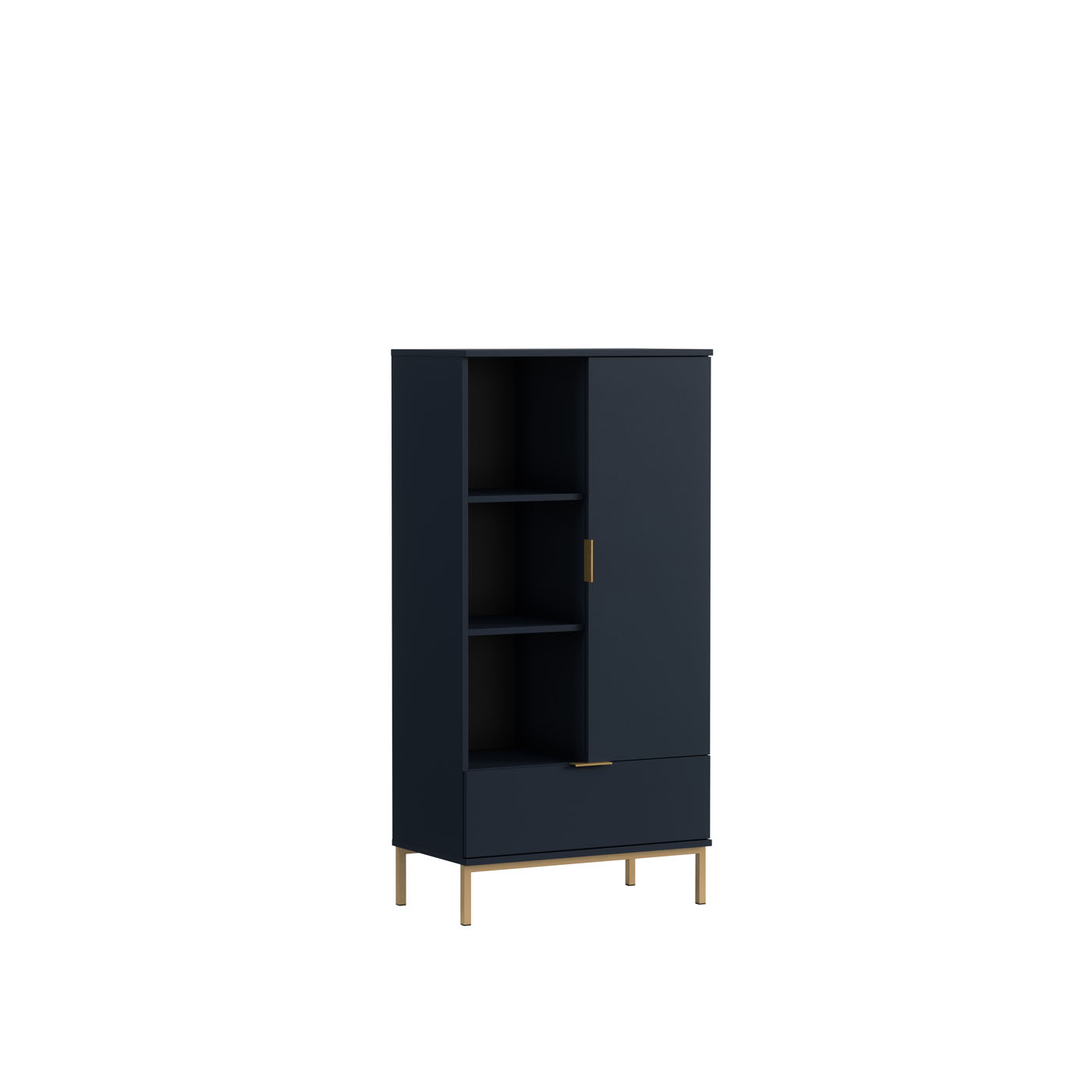 regał 70 niski z szufladą półkami Pula 05 szafka wysoka komoda