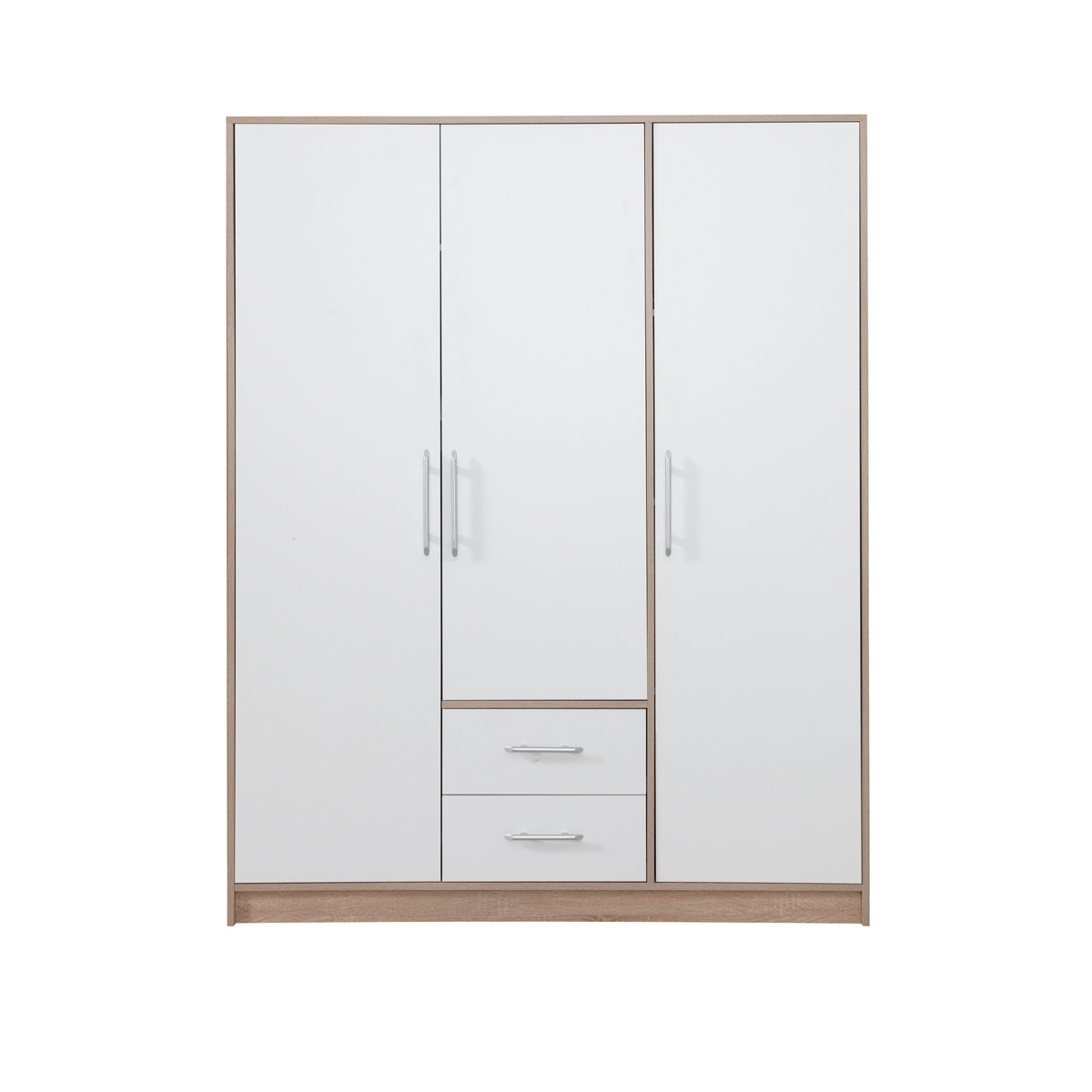 szafa 150 trzydrzwiowa Smart SR2 garderoba szuflady drążek półki