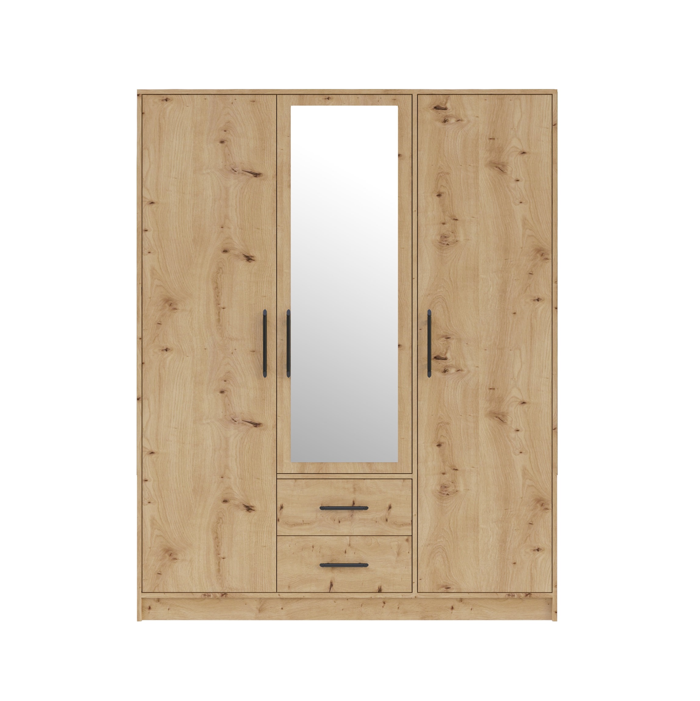 szafa 150 z lustrem szufladami półkami drążkiem Smart SRL2 garderoba