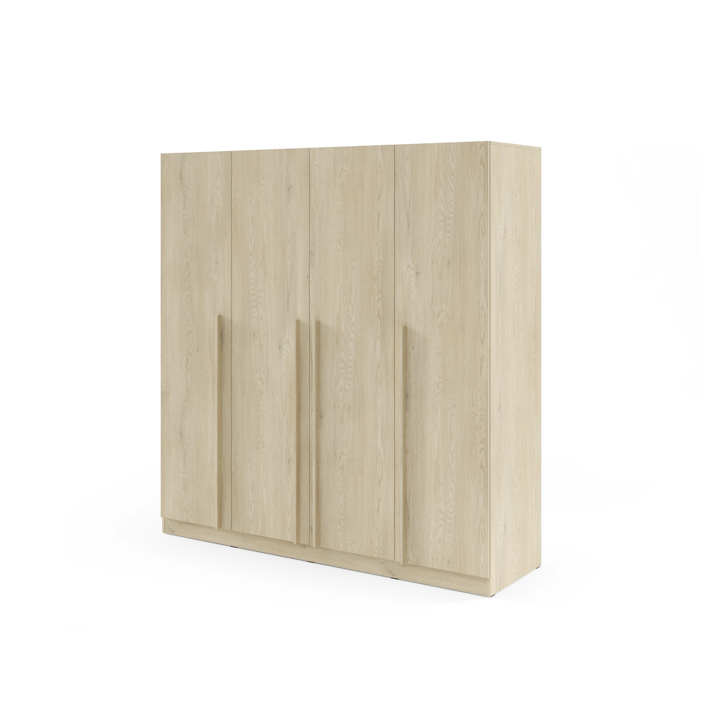 szafa 200 uchylna czterodrzwiowa Braga 01 z półkami drążkami szufladami