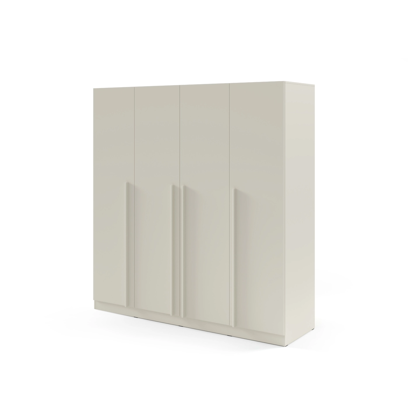 szafa 200 uchylna czterodrzwiowa Braga 01 z półkami drążkami szufladami