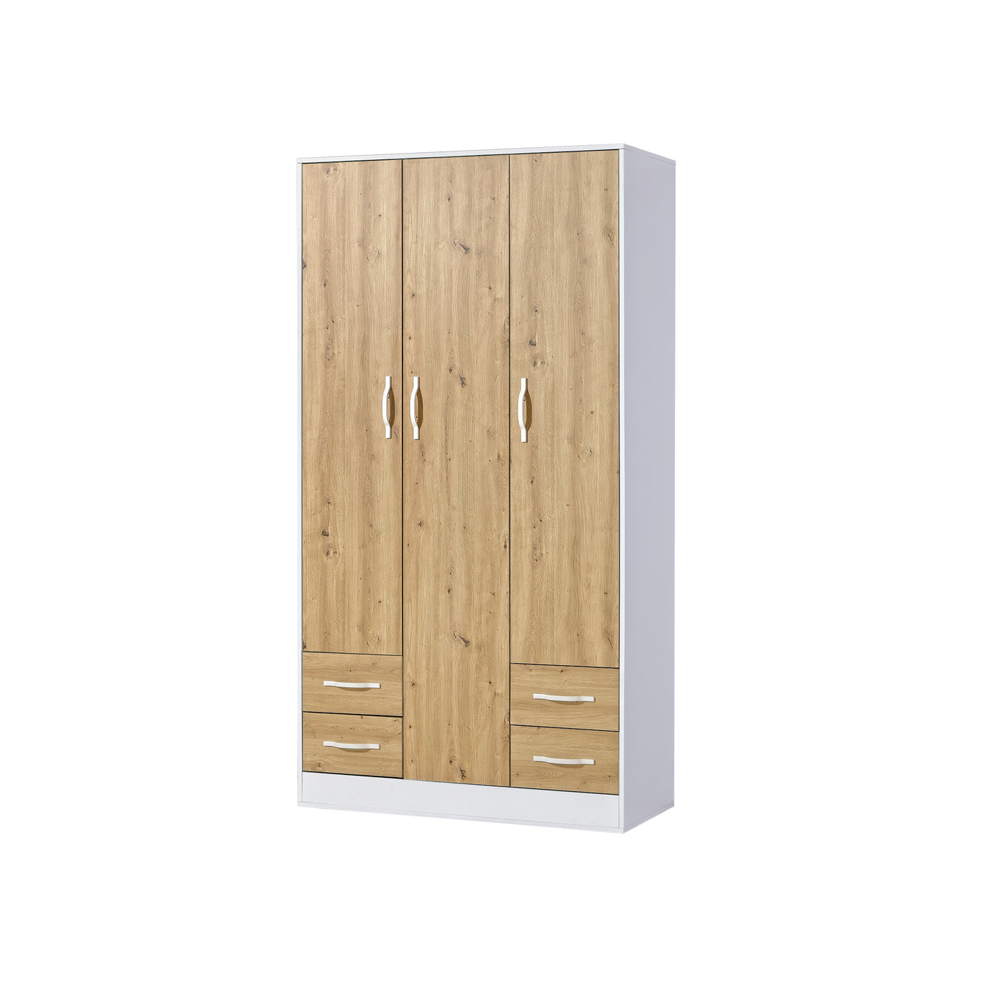 szafa 120 pojemna wysoka Perfect 01 garderoba półki szuflady drążek