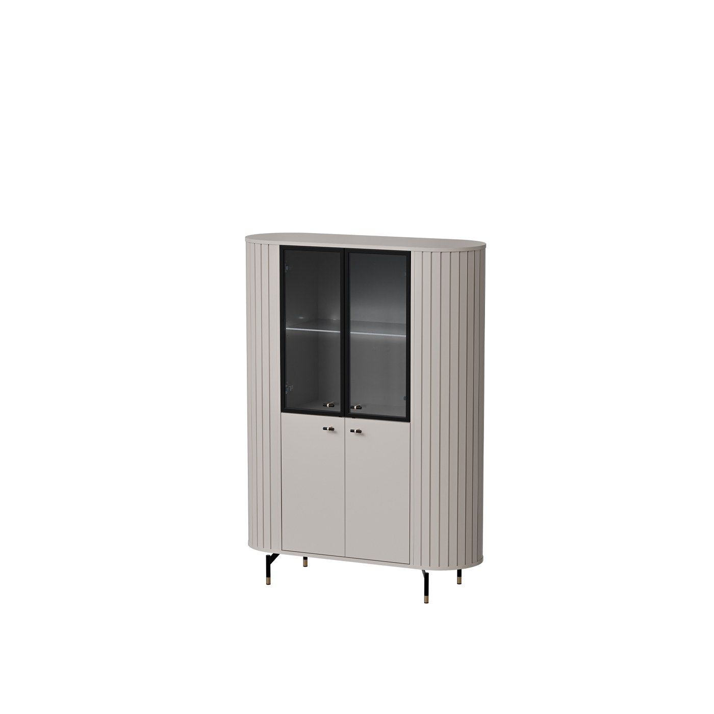 witryna 112,3 glamour Zante 01 dwudrzwiowa komoda szafka wysoka