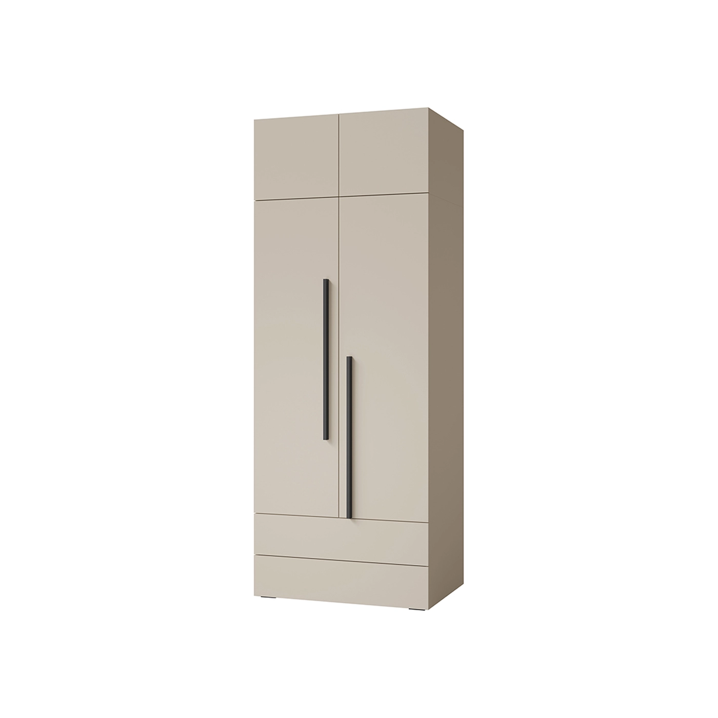 szafa 90 wysoka z nadstawką Lorin 02 / 18 ubraniowa dwudrzwiowa