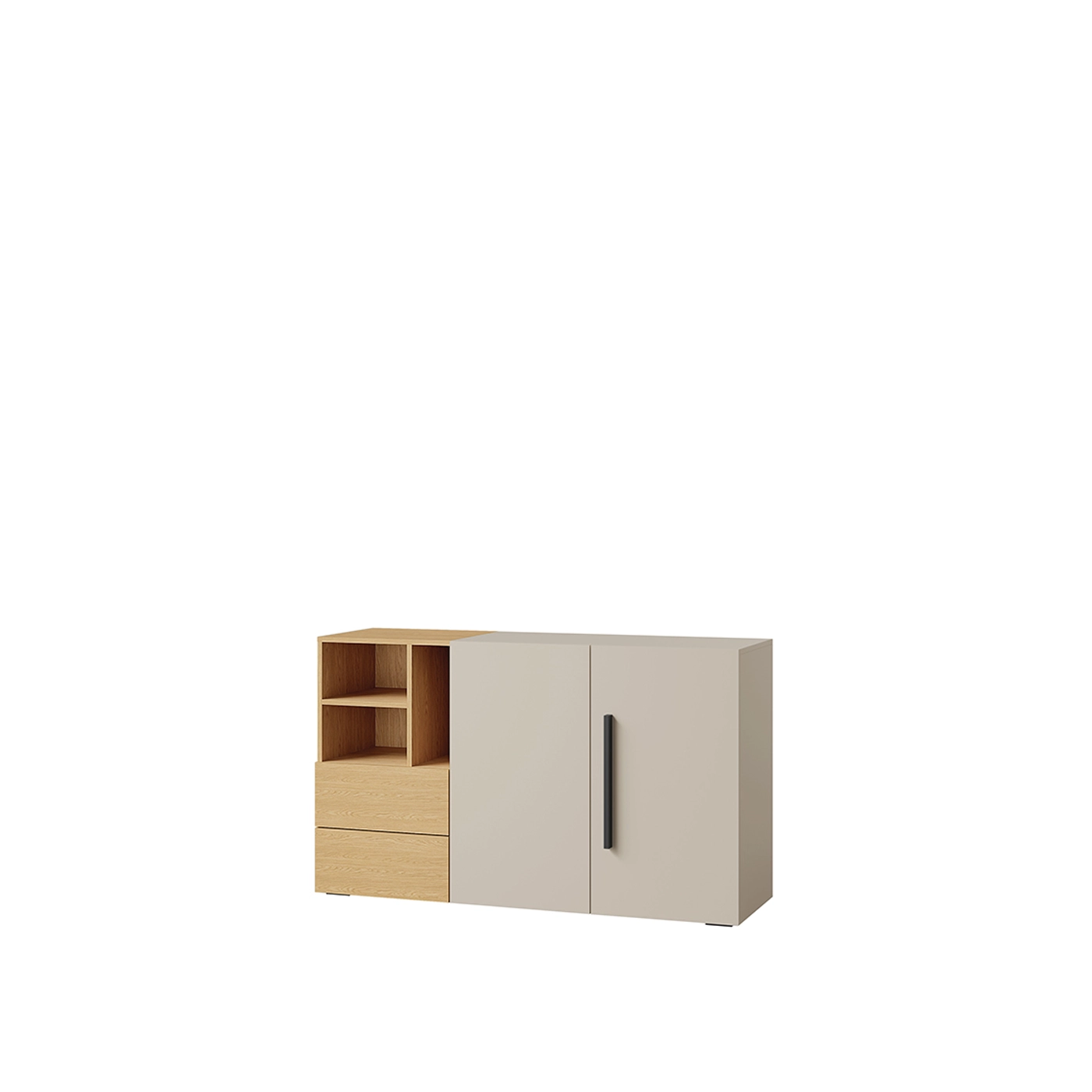 komoda 135 duża Lorin 07 szafka z półkami szufladami młodzieżowa dzieci